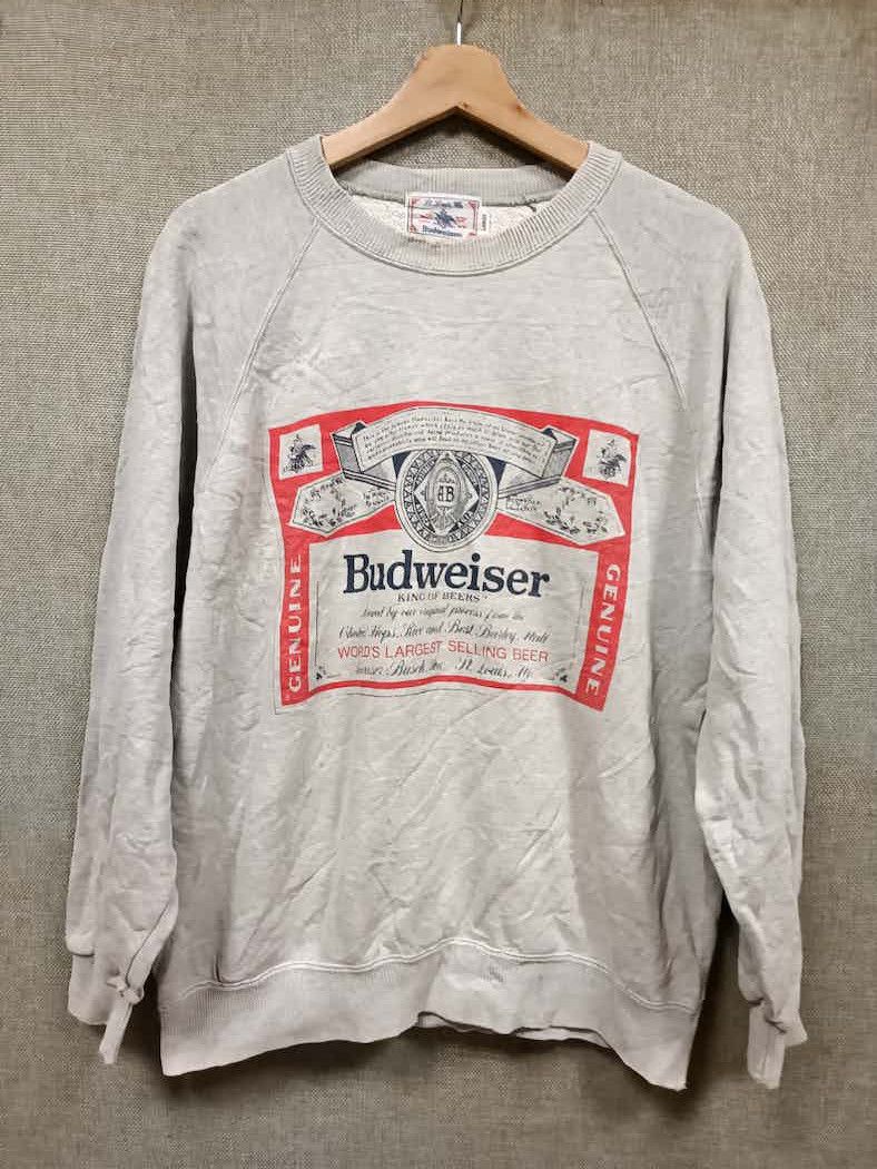 Budweiser vintage sweatshirt budweiser big logo Size US L / EU 52-54 / 3 - 1 Thumbnail