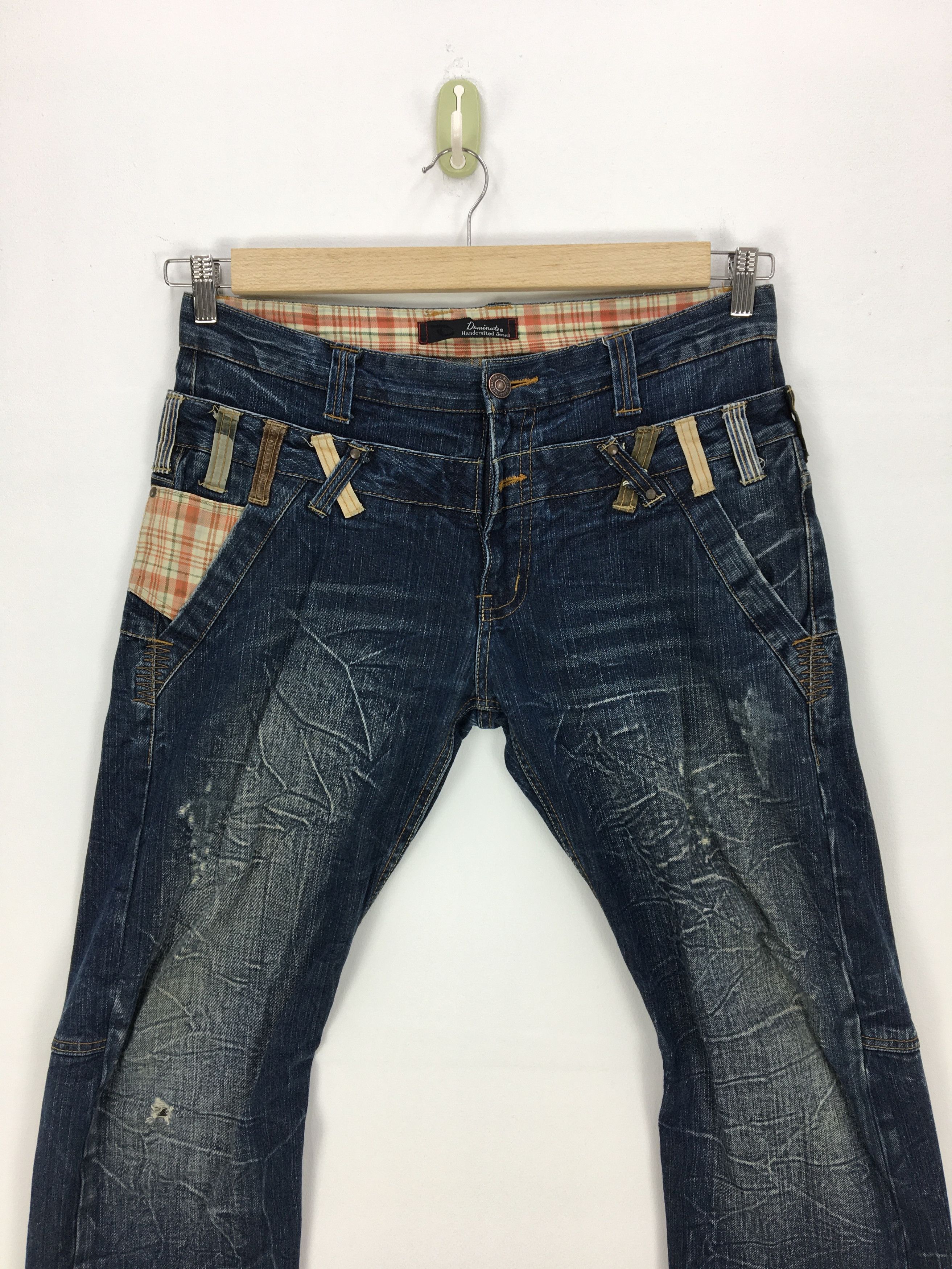 Japanese Brand Dominate Japanese Denim Jeans Double Waist Nice Design Size US 32 / EU 48 - 5 Thumbnail