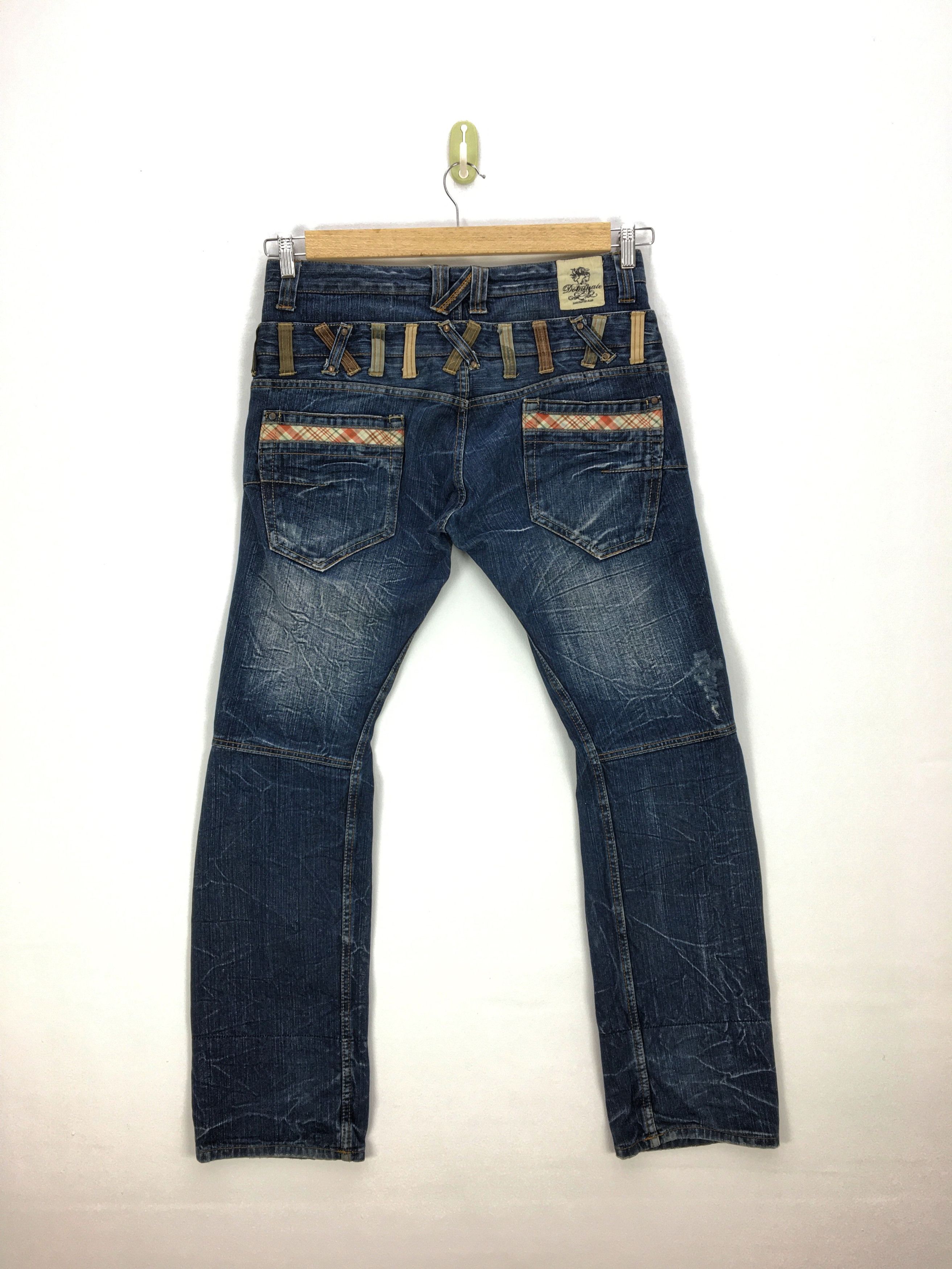 Japanese Brand Dominate Japanese Denim Jeans Double Waist Nice Design Size US 32 / EU 48 - 2 Thumbnail
