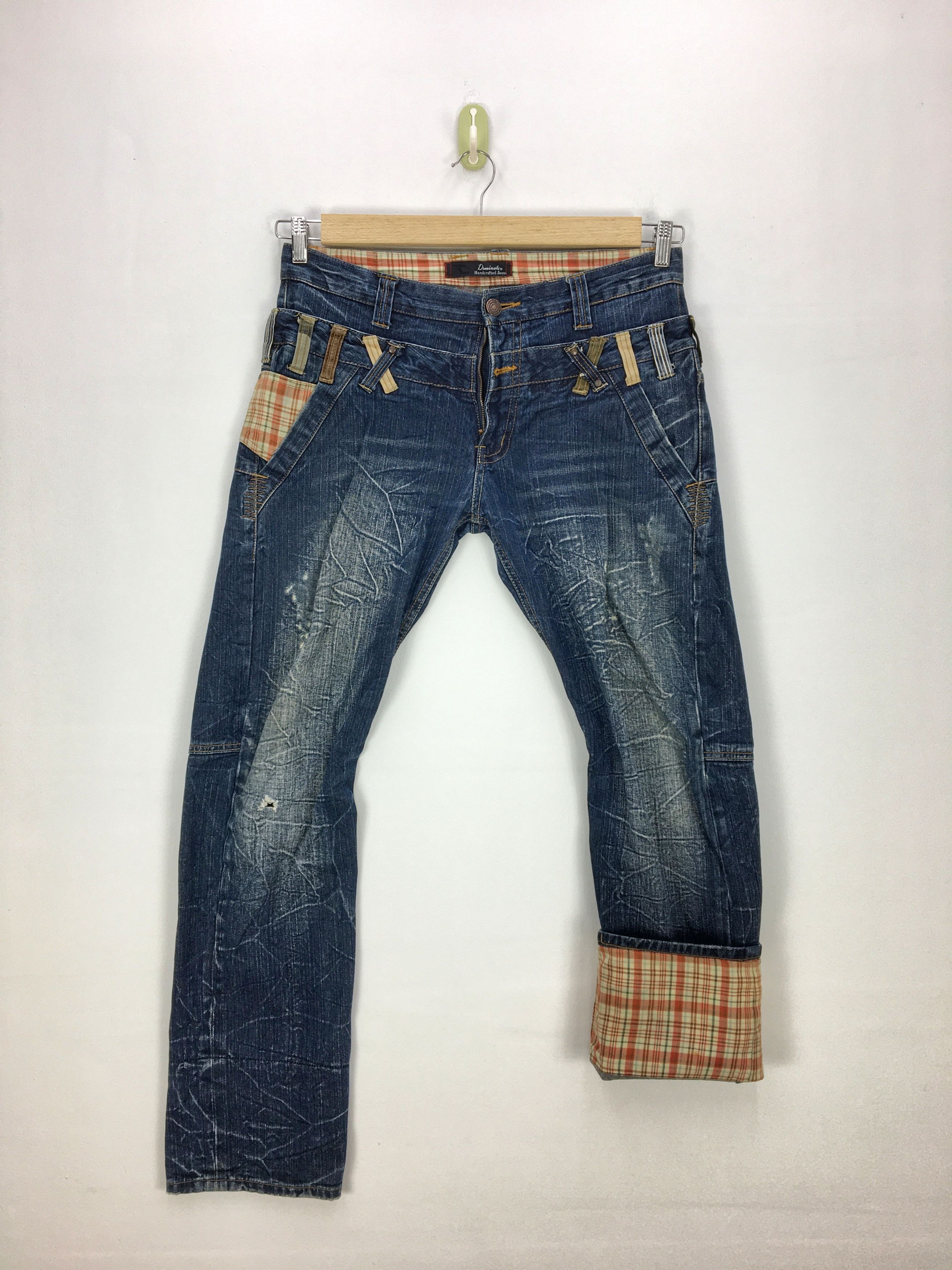 Japanese Brand Dominate Japanese Denim Jeans Double Waist Nice Design Size US 32 / EU 48 - 3 Thumbnail