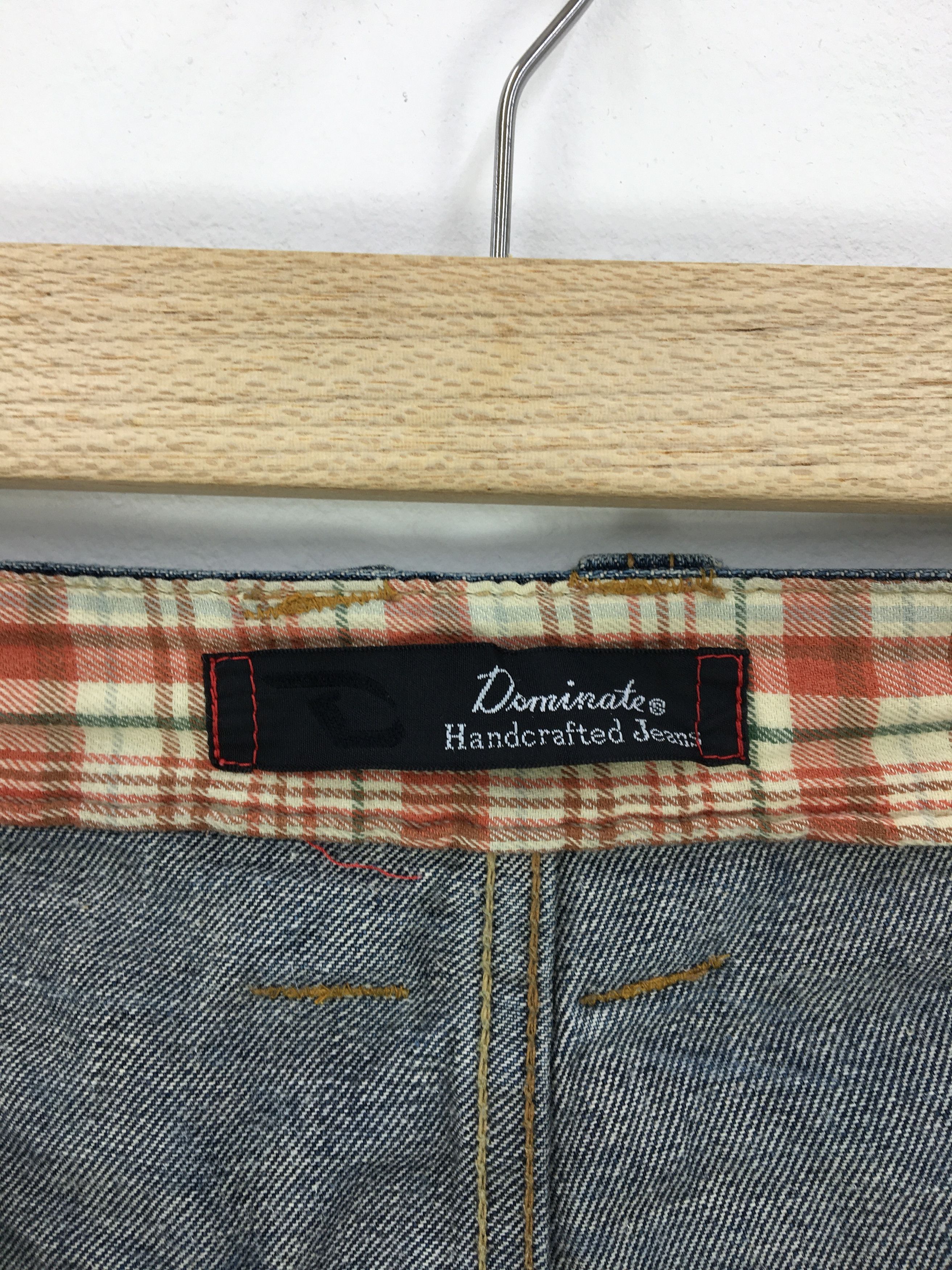 Japanese Brand Dominate Japanese Denim Jeans Double Waist Nice Design Size US 32 / EU 48 - 8 Thumbnail
