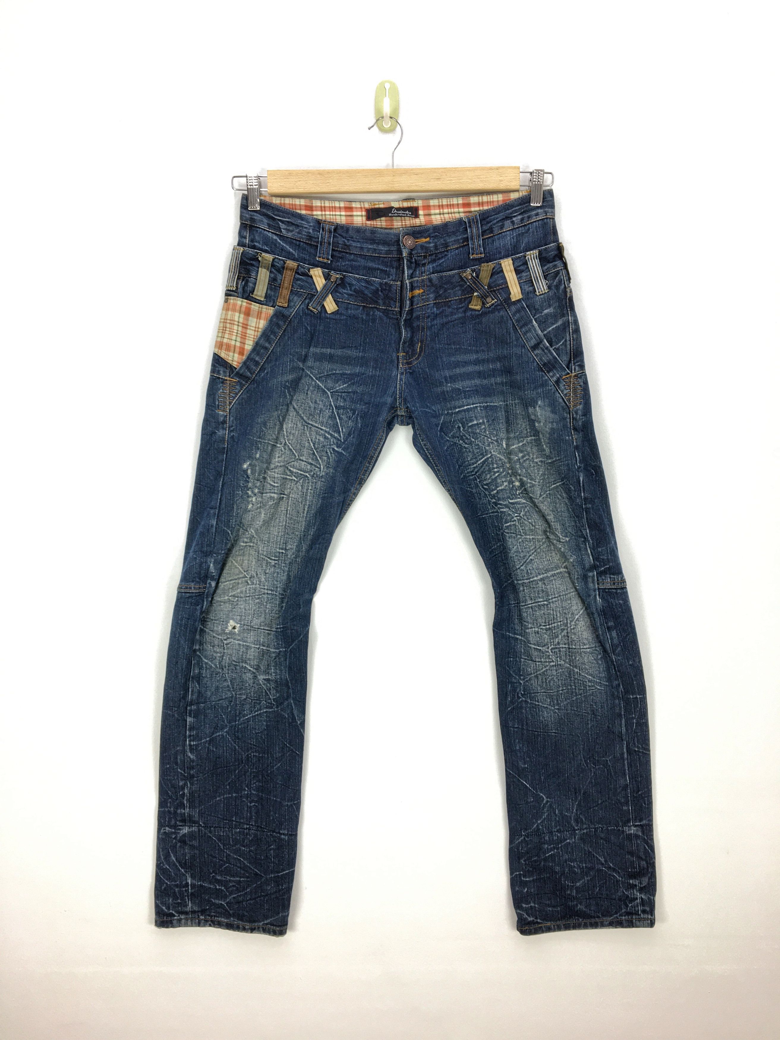 Japanese Brand Dominate Japanese Denim Jeans Double Waist Nice Design Size US 32 / EU 48 - 1 Thumbnail