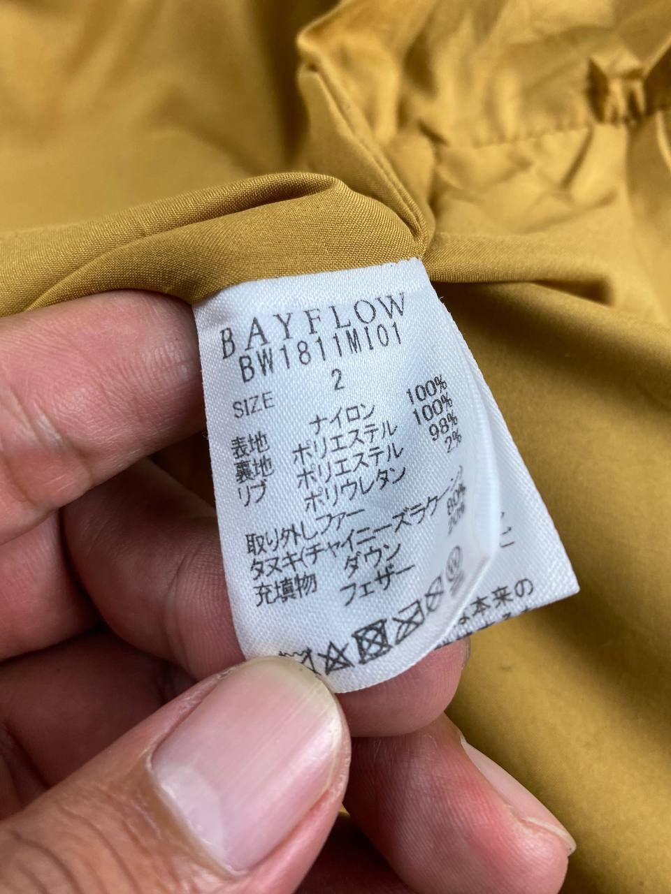 Japanese Brand bayflow japanese brands puffer jacket fur hoody Size US M / EU 48-50 / 2 - 7 Thumbnail