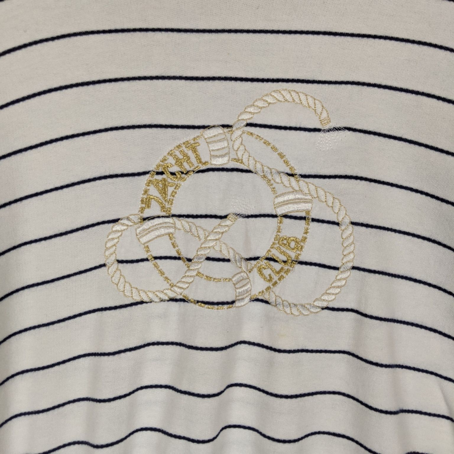 Japanese Brand KIPREOY BROS Yacht Club Striped Jumper Sweatshirt Size US L / EU 52-54 / 3 - 5 Thumbnail