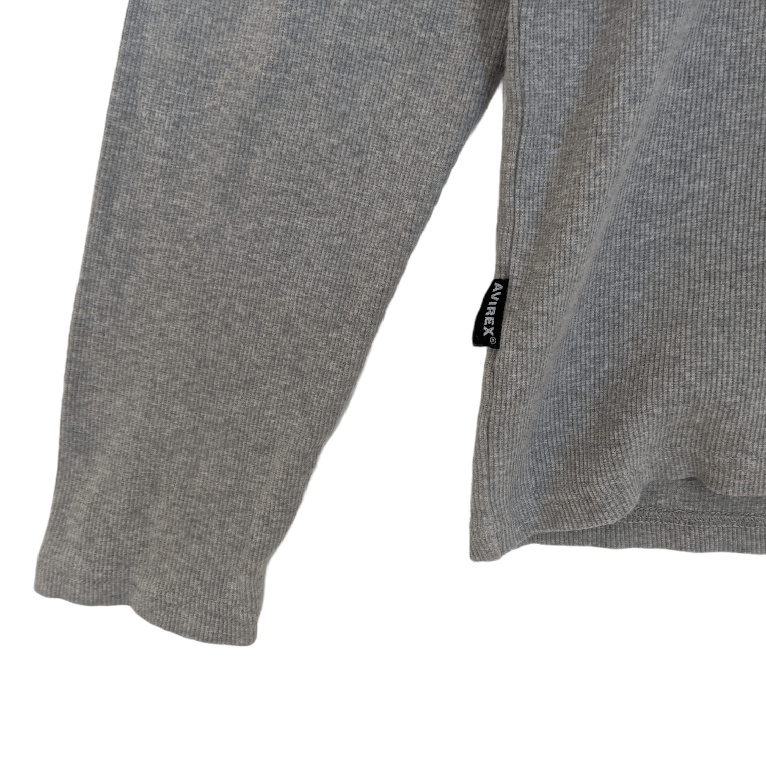 Avirex AVIREX Grey Plain Long Sleeve T-Shirt Size M / US 6-8 / IT 42-44 - 3 Thumbnail