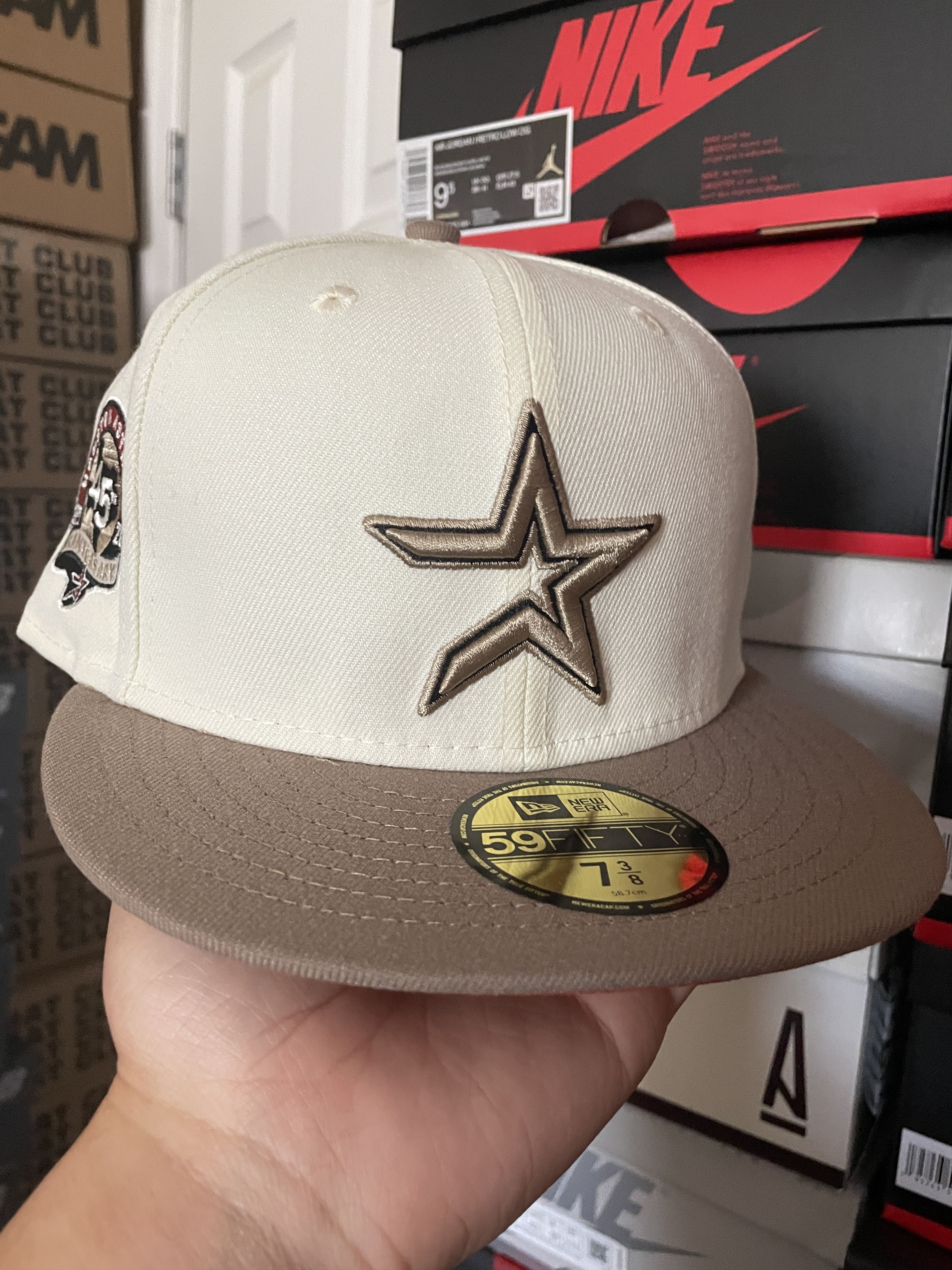 7 3/8 Lids Strictly Business Houston Astros 45th Two 2 Tone