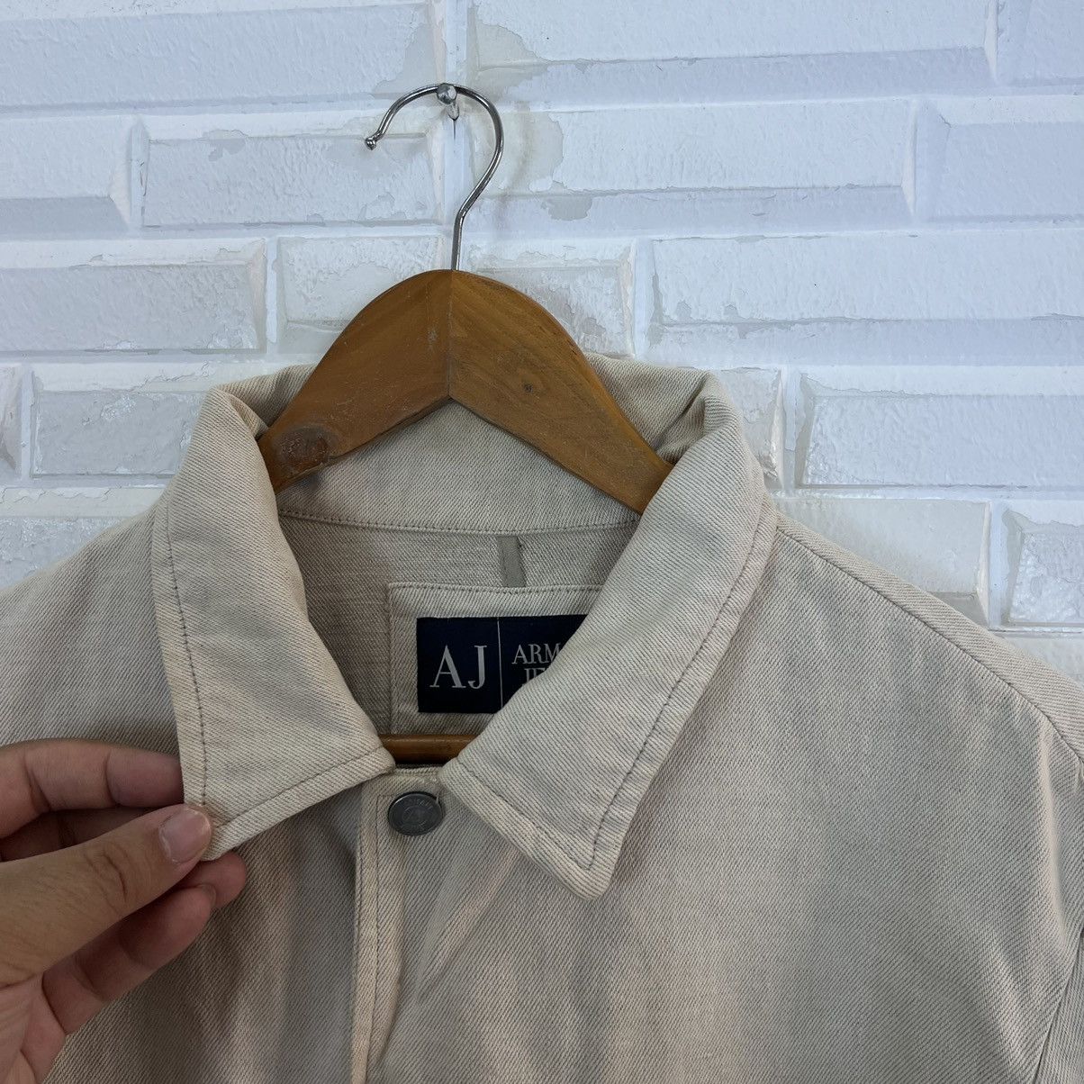 Armani VINTAGE ARMANI JEANS HIKORY CHORE JACKET MADE IN ITALY Size US M / EU 48-50 / 2 - 6 Thumbnail
