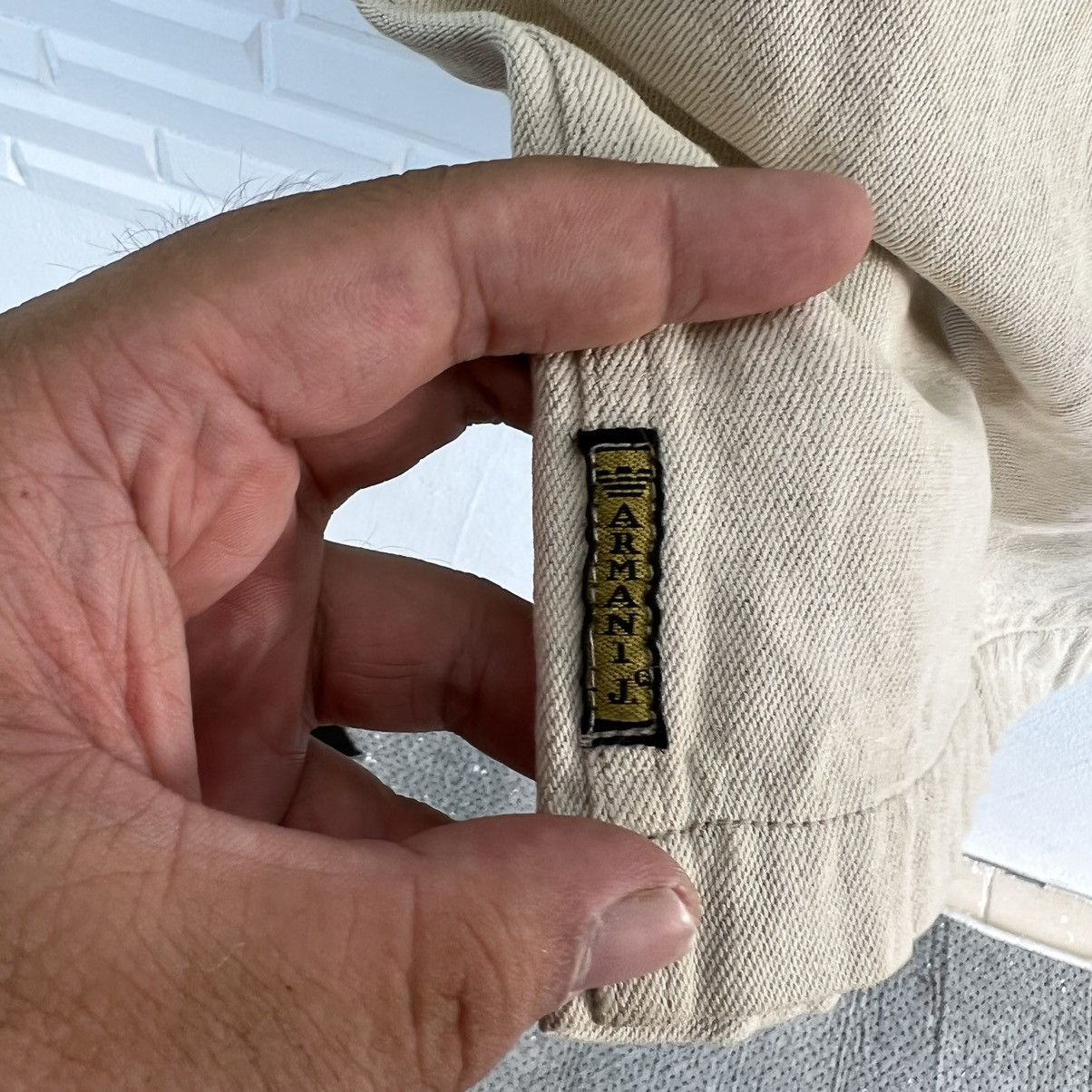 Armani VINTAGE ARMANI JEANS HIKORY CHORE JACKET MADE IN ITALY Size US M / EU 48-50 / 2 - 8 Thumbnail