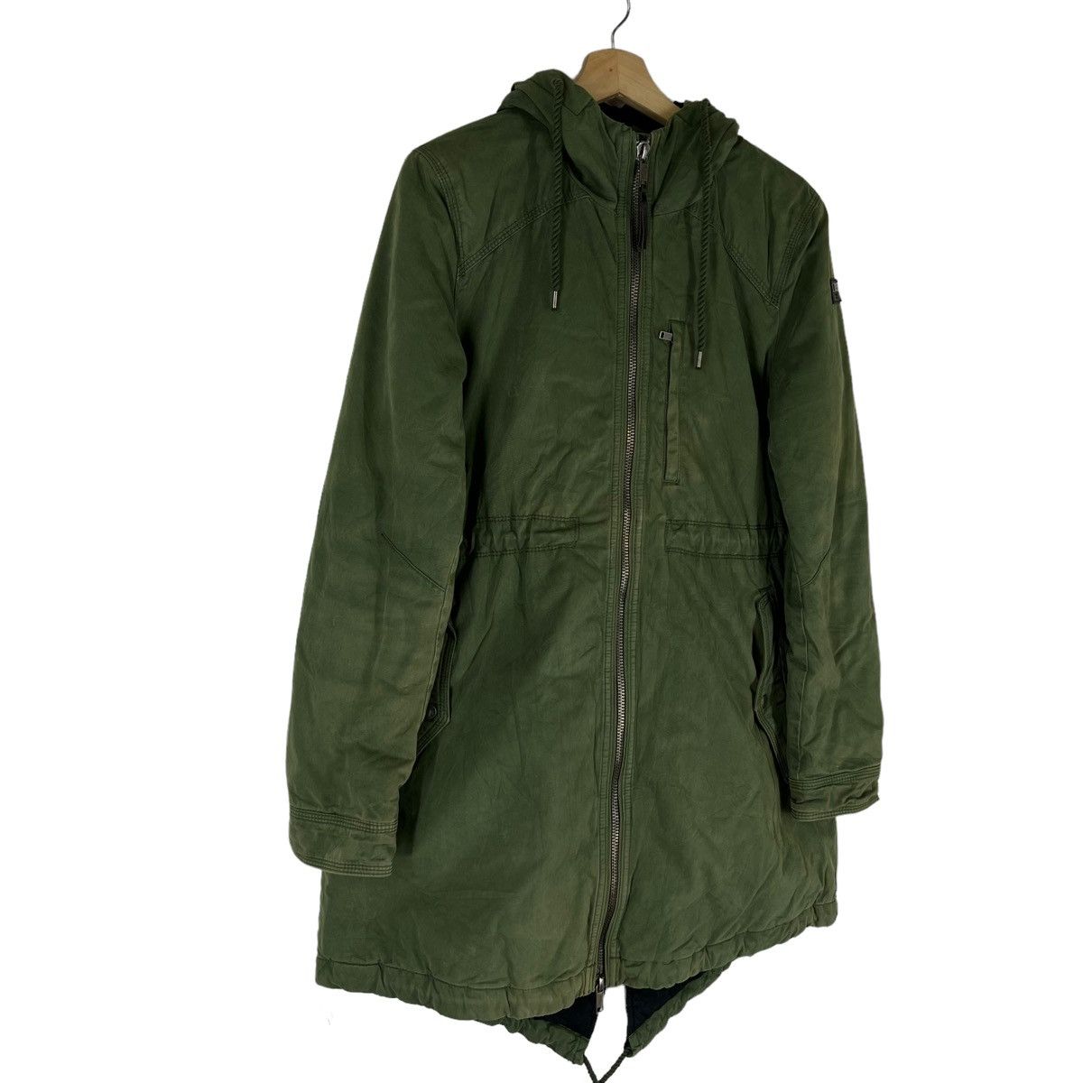 Japanese Brand RARE PARACHUTE BIKER PARKA FISH TAIL JACKET DIESEL JAPAN Size US M / EU 48-50 / 2 - 4 Thumbnail
