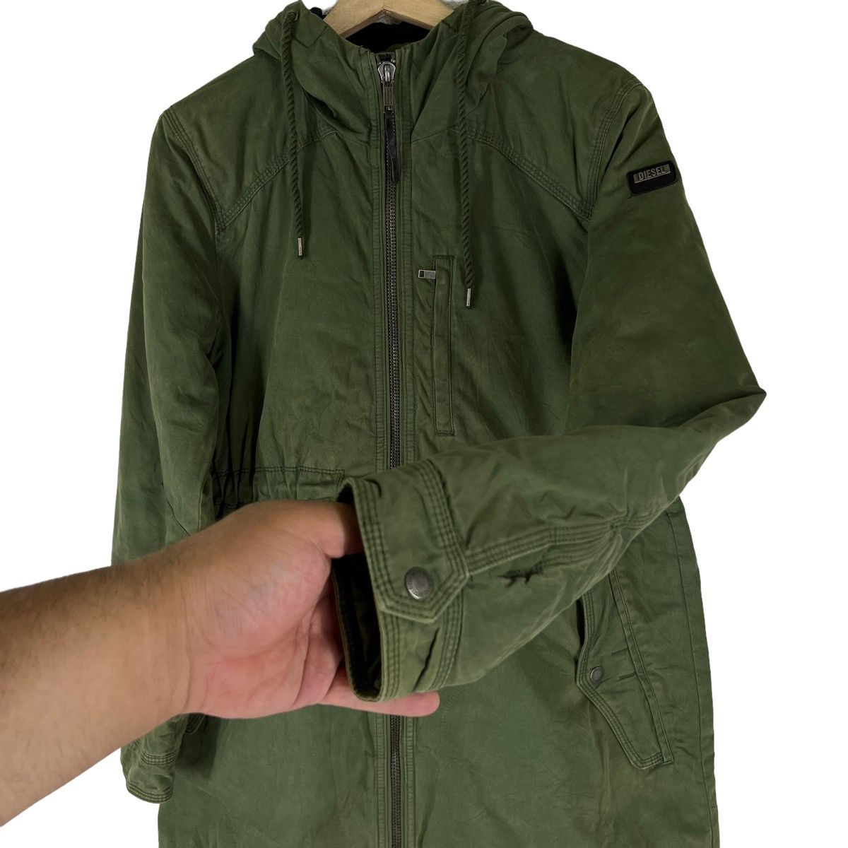Japanese Brand RARE PARACHUTE BIKER PARKA FISH TAIL JACKET DIESEL JAPAN Size US M / EU 48-50 / 2 - 7 Thumbnail