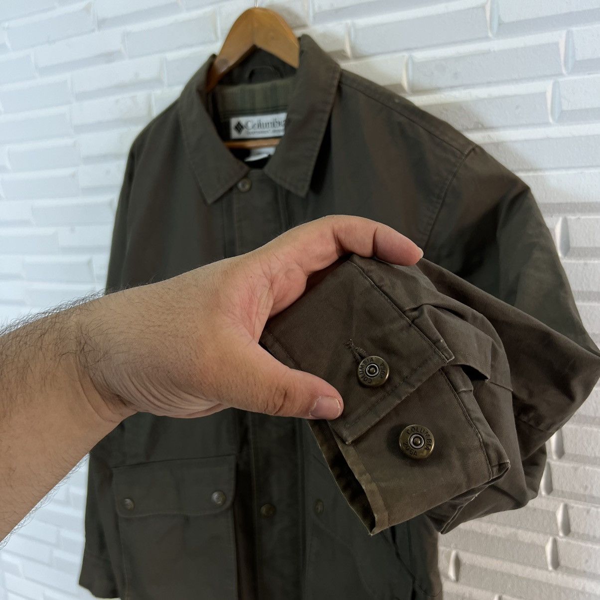 Japanese Brand VINTAGE MULTI POCKET CARGO JACKET COLUMBIA WORKERS WEAR Size US L / EU 52-54 / 3 - 6 Thumbnail
