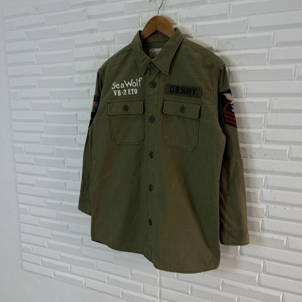Avirex × Us Issue VINTAGE AVIREX ARMED FORCES MANUFACTURER BIG 