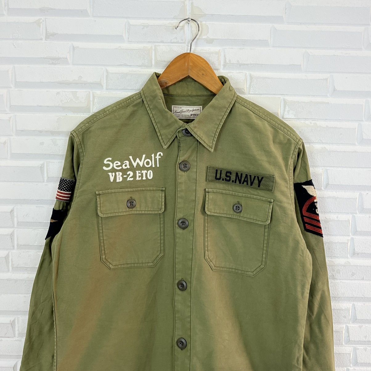 Avirex VINTAGE AVIREX ARMED FORCES MANUFACTURER BIG LOGO Size US M / EU 48-50 / 2 - 3 Thumbnail