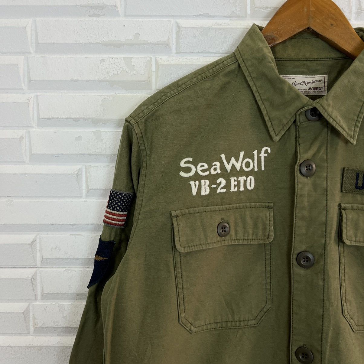 Avirex VINTAGE AVIREX ARMED FORCES MANUFACTURER BIG LOGO Size US M / EU 48-50 / 2 - 6 Thumbnail