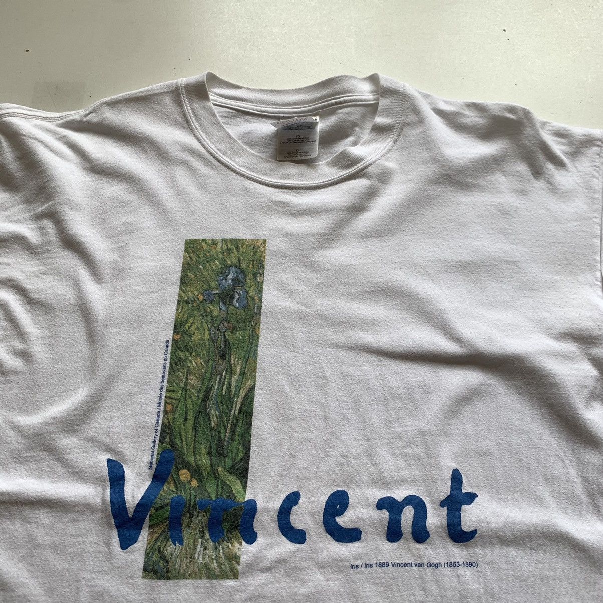 Vintage 90s Vincent Van Gogh art graphic T shirt white XL