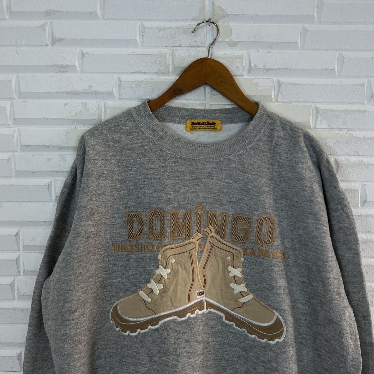 Japanese Brand VINTAGE DOMINGO SWEATSHIRT BIG LOGO Size US L / EU 52-54 / 3 - 3 Thumbnail