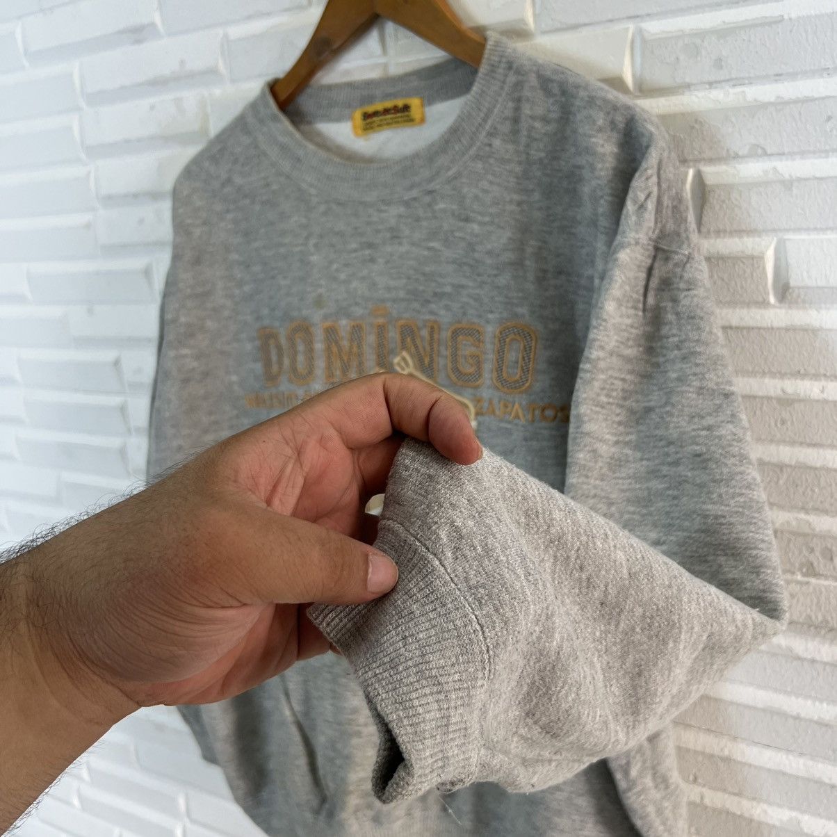 Japanese Brand VINTAGE DOMINGO SWEATSHIRT BIG LOGO Size US L / EU 52-54 / 3 - 5 Thumbnail