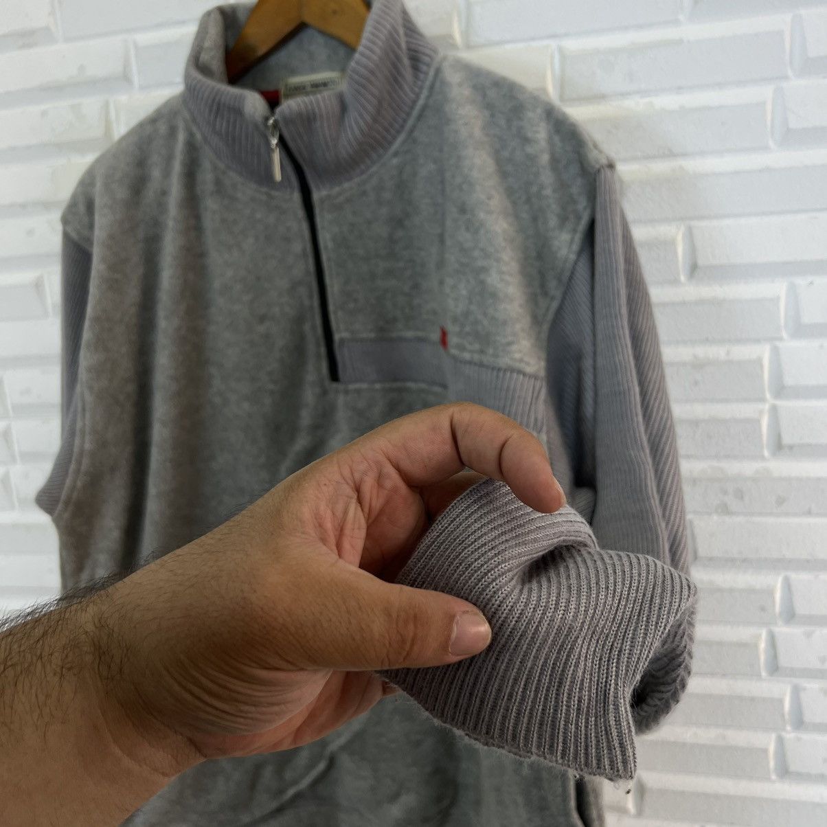 Japanese Brand VINTAGE ZIPPER JACKET KANSAI YAMAMOTO HOMME JAPAN Size US L / EU 52-54 / 3 - 4 Thumbnail