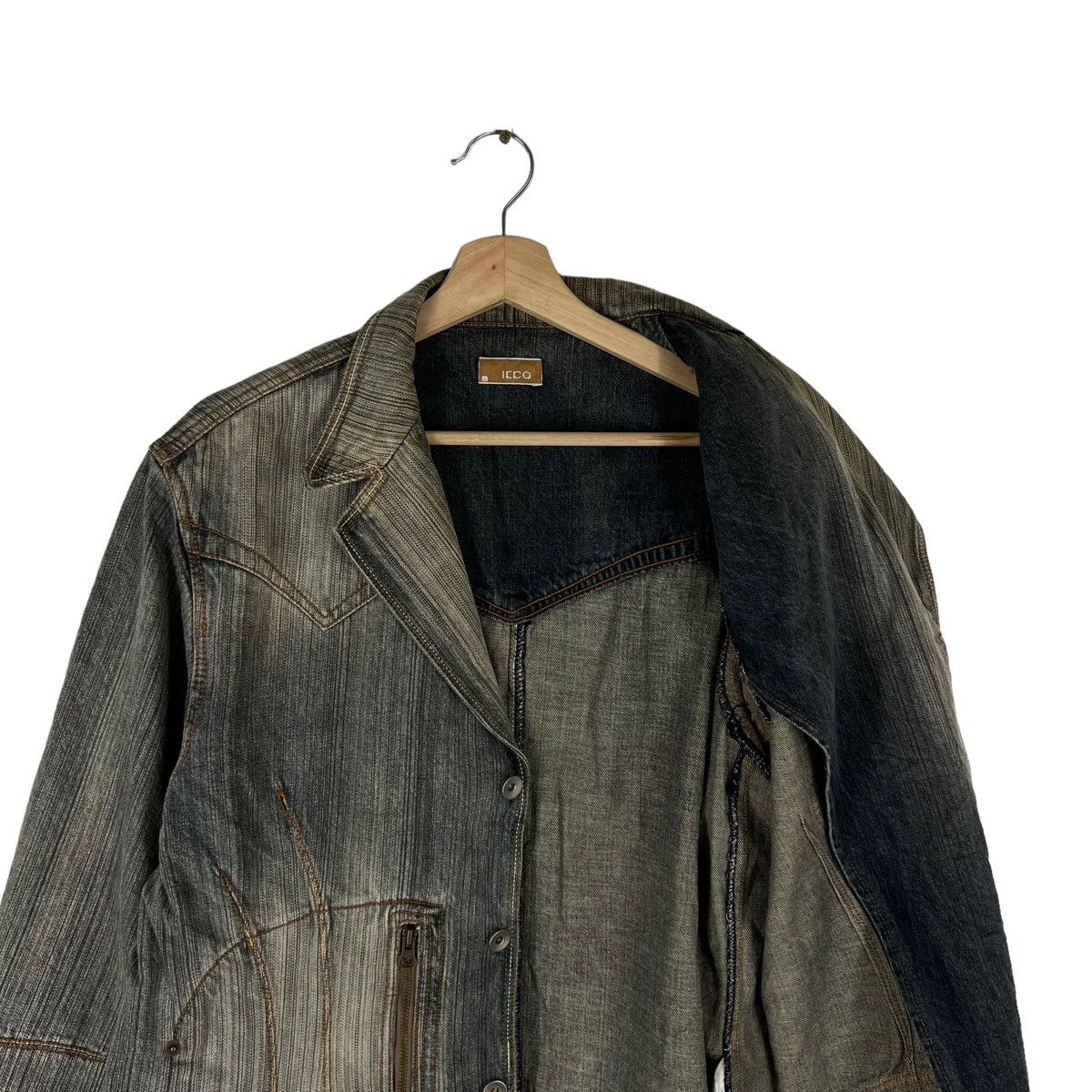 Japanese Brand VINTAGE HIKORY CHORE JACKET ICCA INSPIRED BY ISSEY MIYAKE Size US L / EU 52-54 / 3 - 9 Thumbnail
