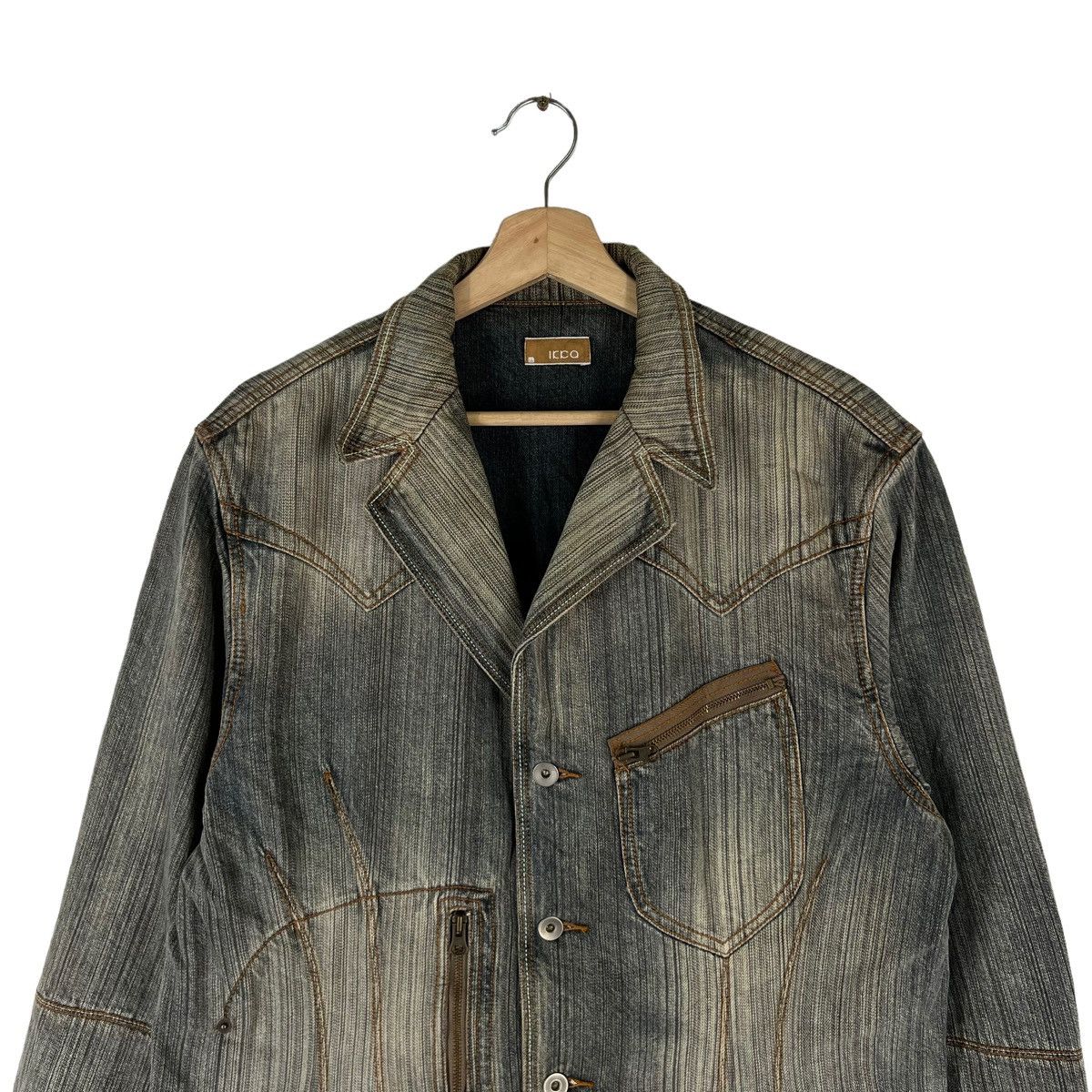 Japanese Brand VINTAGE HIKORY CHORE JACKET ICCA INSPIRED BY ISSEY MIYAKE Size US L / EU 52-54 / 3 - 2 Thumbnail