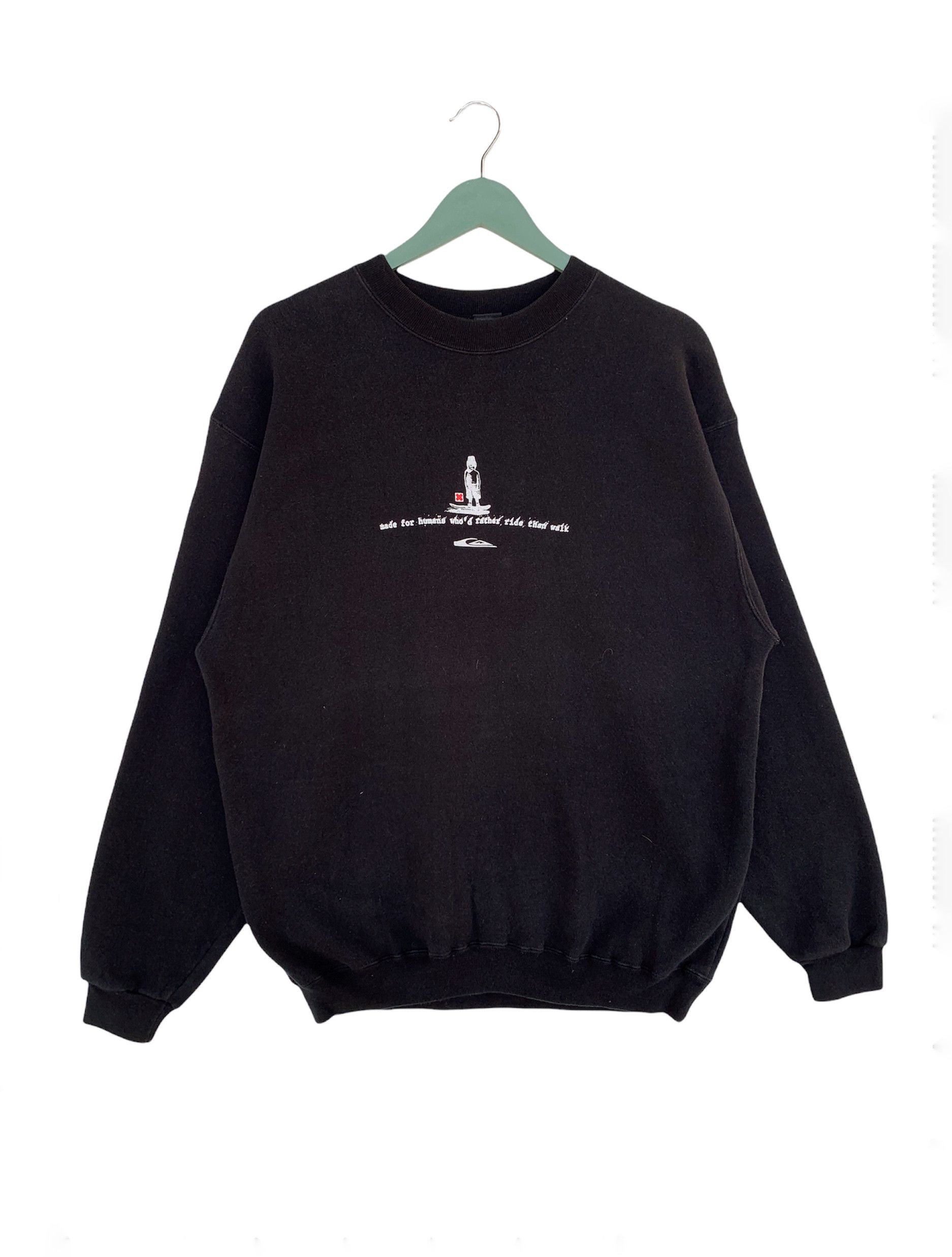 Quicksilver × Vintage Vintage 90s Quicksilver Sweatshirt Size US L / EU 52-54 / 3 - 1 Thumbnail