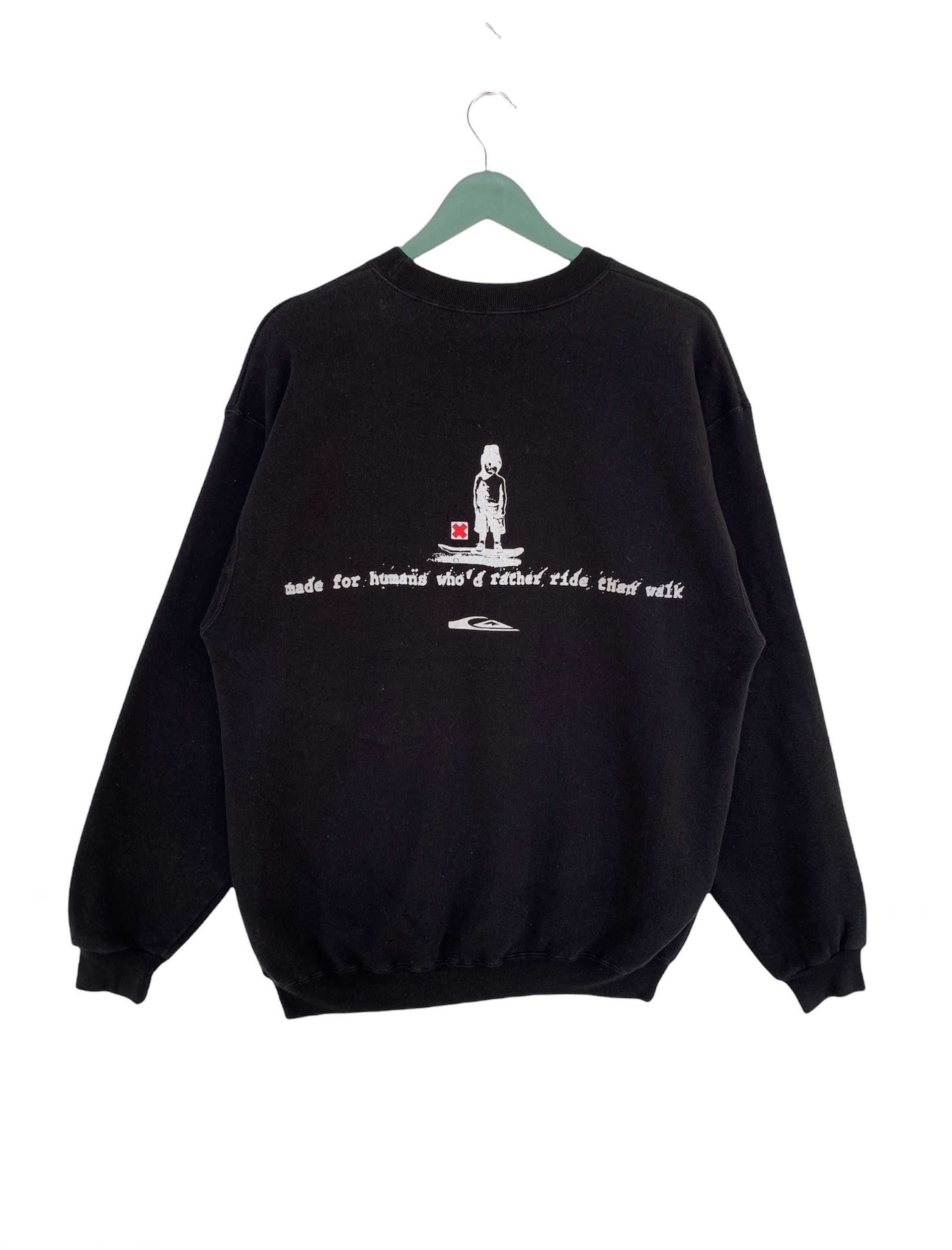 Quicksilver × Vintage Vintage 90s Quicksilver Sweatshirt Size US L / EU 52-54 / 3 - 2 Thumbnail