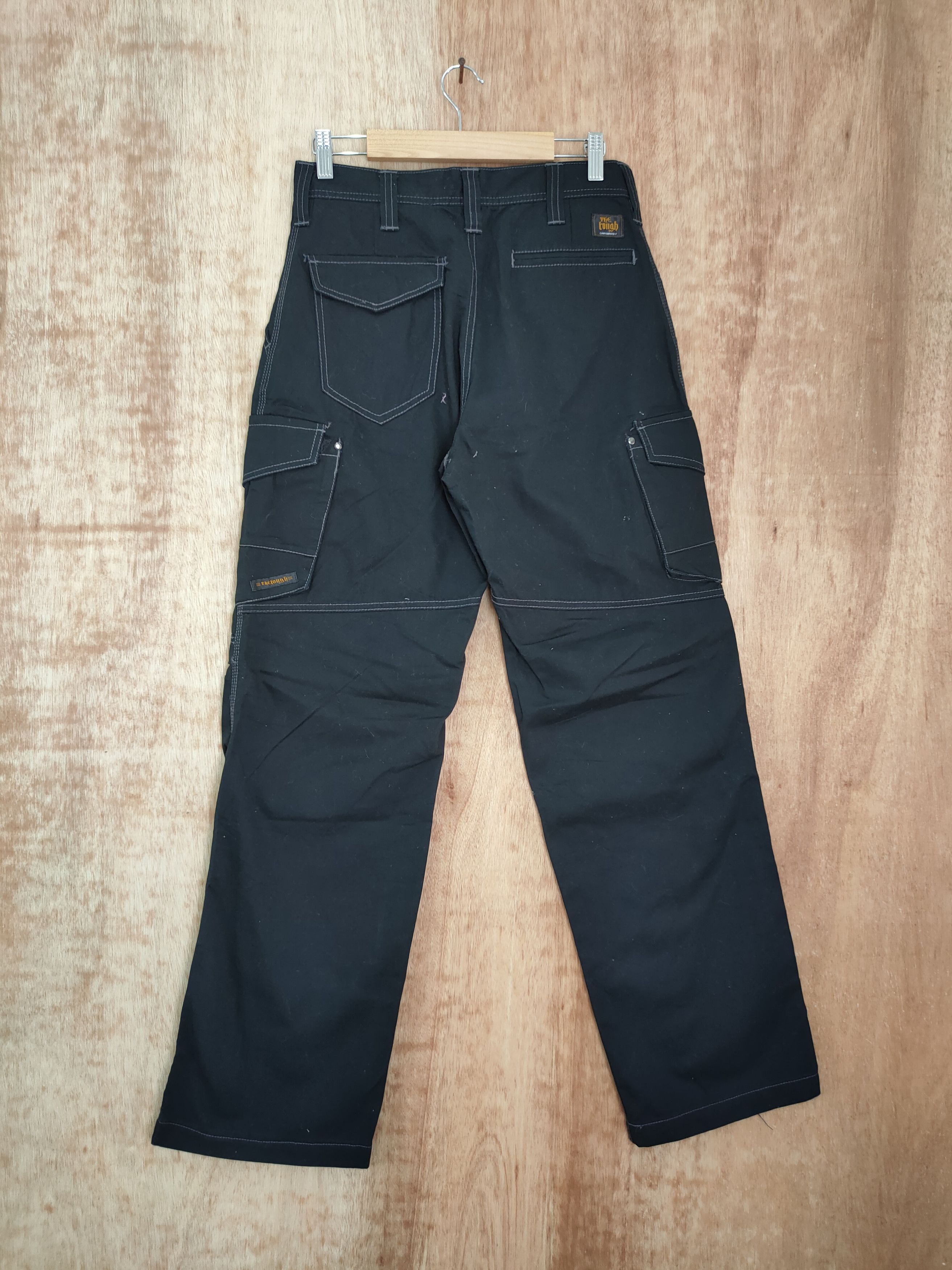 Japanese Brand The Rough japan multipocket tactical cargo pants #4109 Size US 28 / EU 44 - 5 Thumbnail