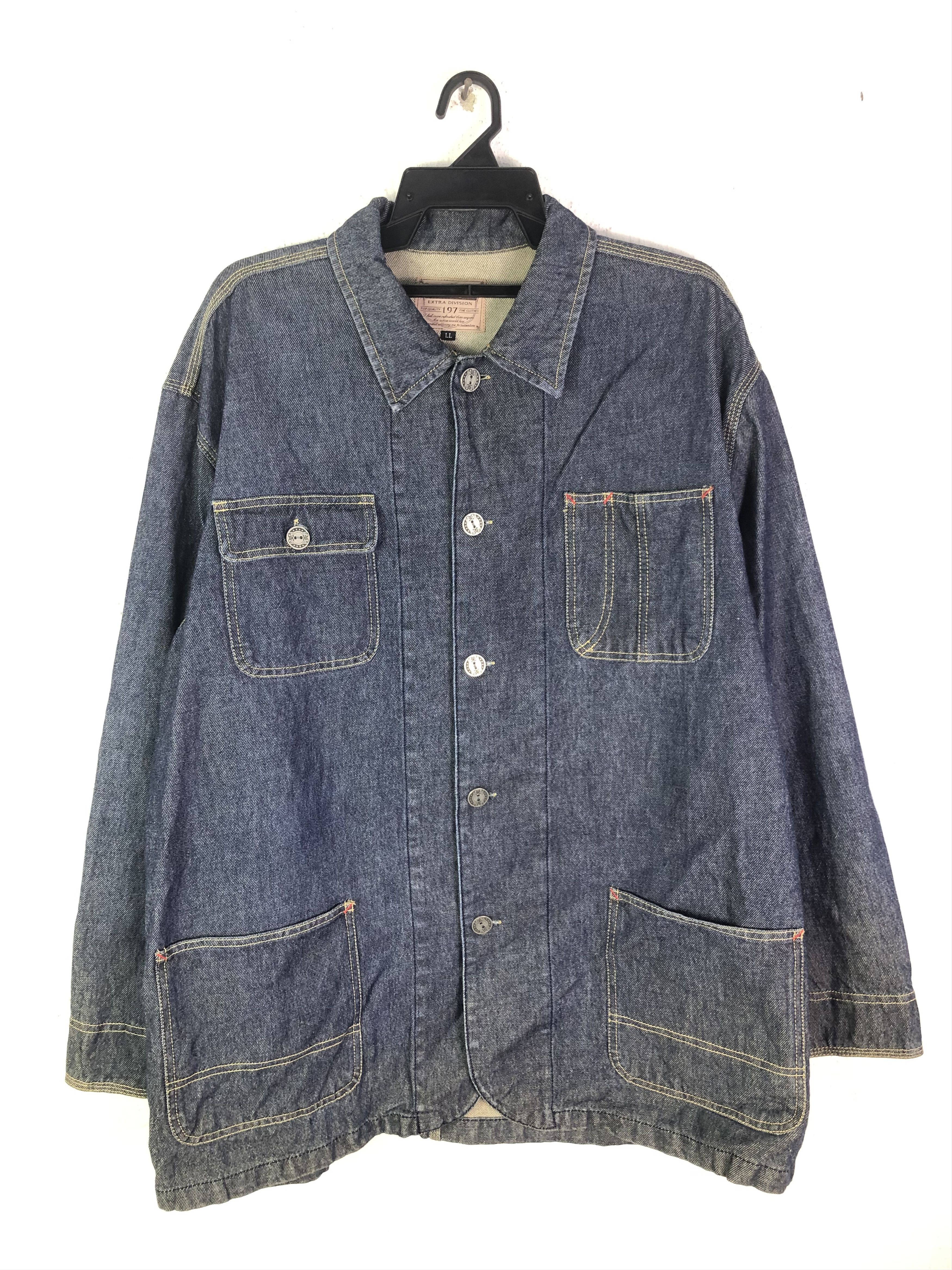 Japanese Brand Japanese Brand Vis By Denim Workwear Jacket Chore Size US L / EU 52-54 / 3 - 1 Thumbnail