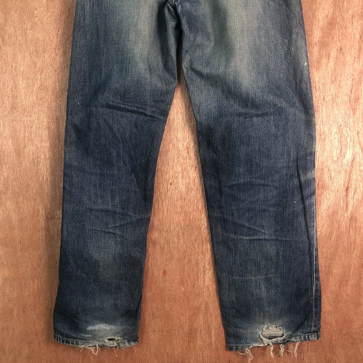 Japanese Brand DLL Japan Blue distressed Denim Pants like kurt cobain #c163 Size US 33 - 11 Thumbnail