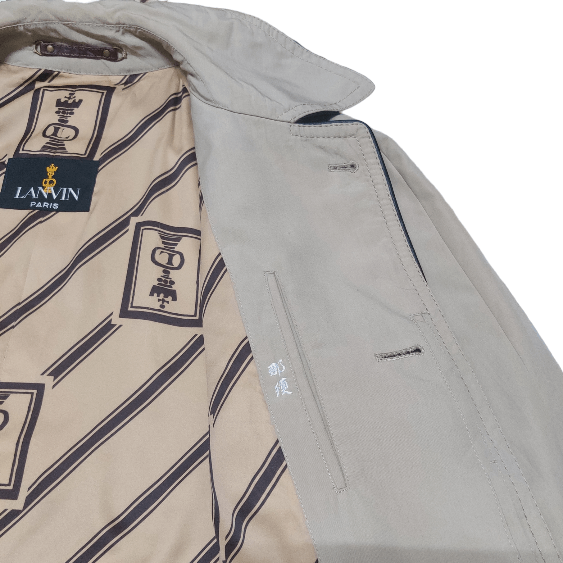 Lanvin Vintage Lanvin Paris Trench Coat Size US L / EU 52-54 / 3 - 8 Thumbnail