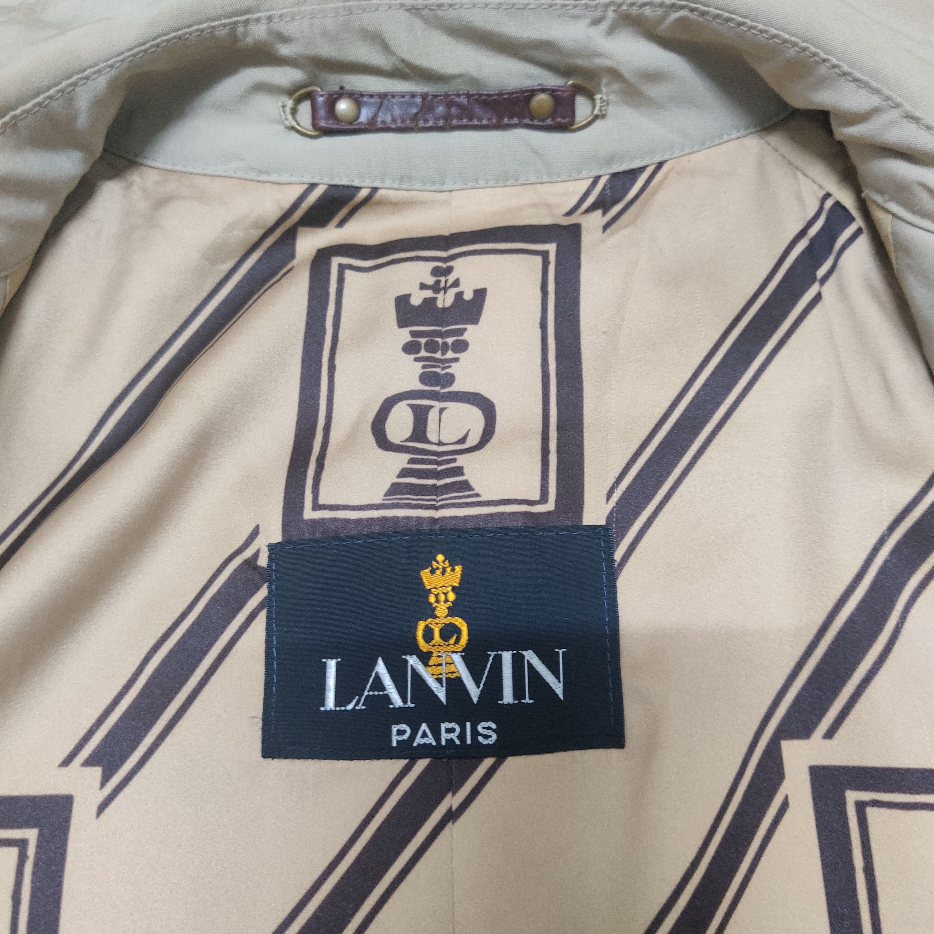 Lanvin Vintage Lanvin Paris Trench Coat Size US L / EU 52-54 / 3 - 12 Thumbnail