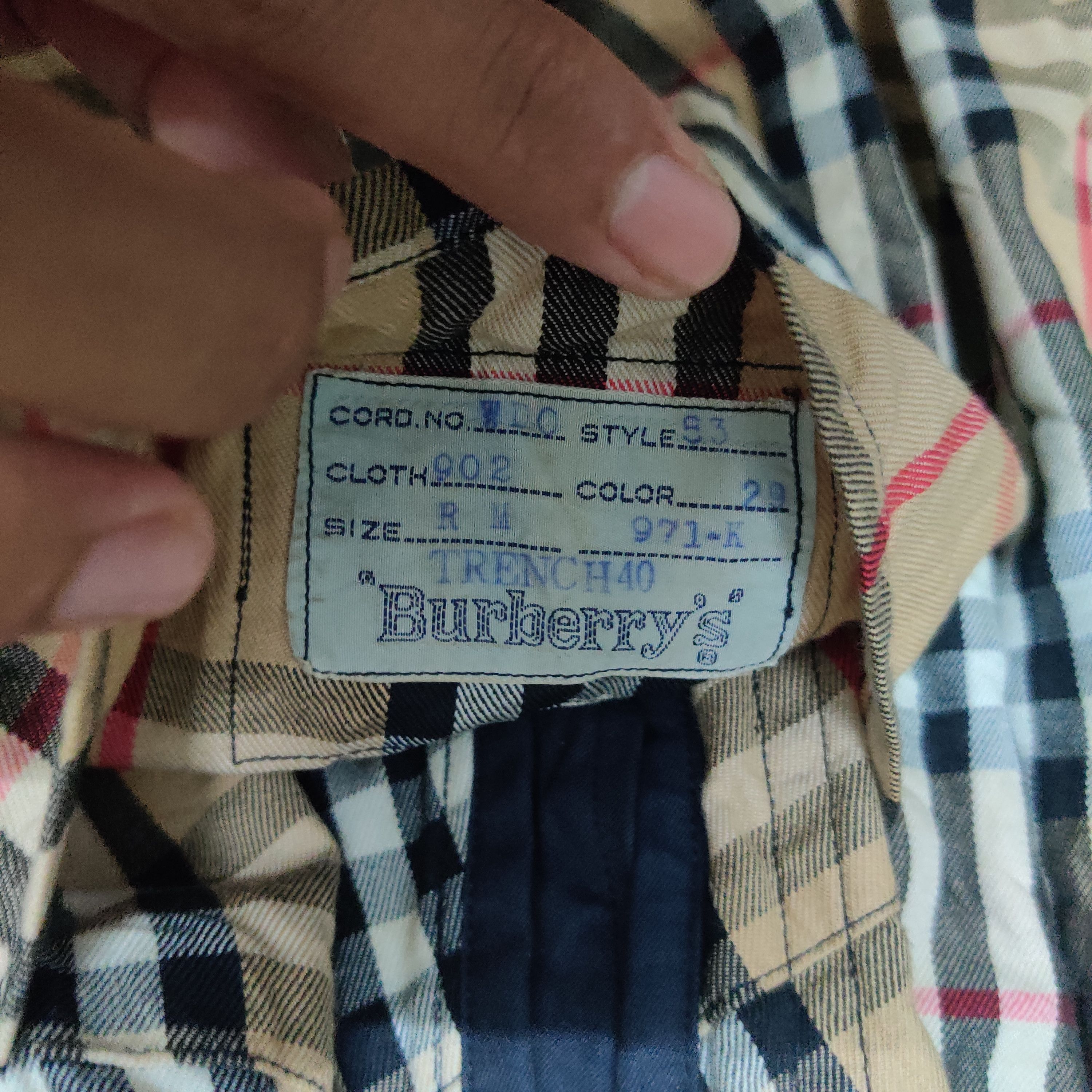Burberry Vintage Burberry Double Breasted Trench Coat Nova Check Size US M / EU 48-50 / 2 - 13 Thumbnail