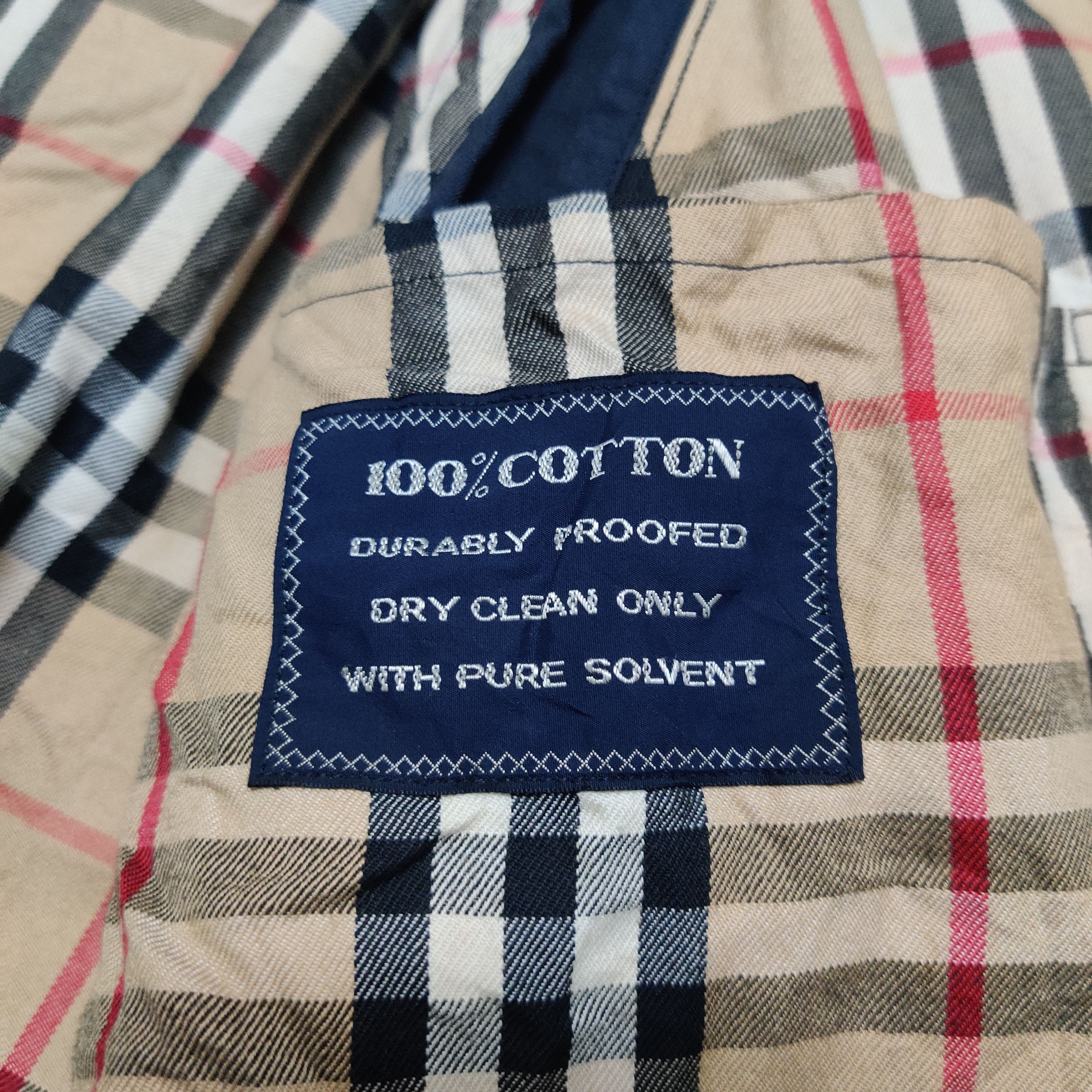 Burberry Vintage Burberry Double Breasted Trench Coat Nova Check Size US M / EU 48-50 / 2 - 12 Thumbnail