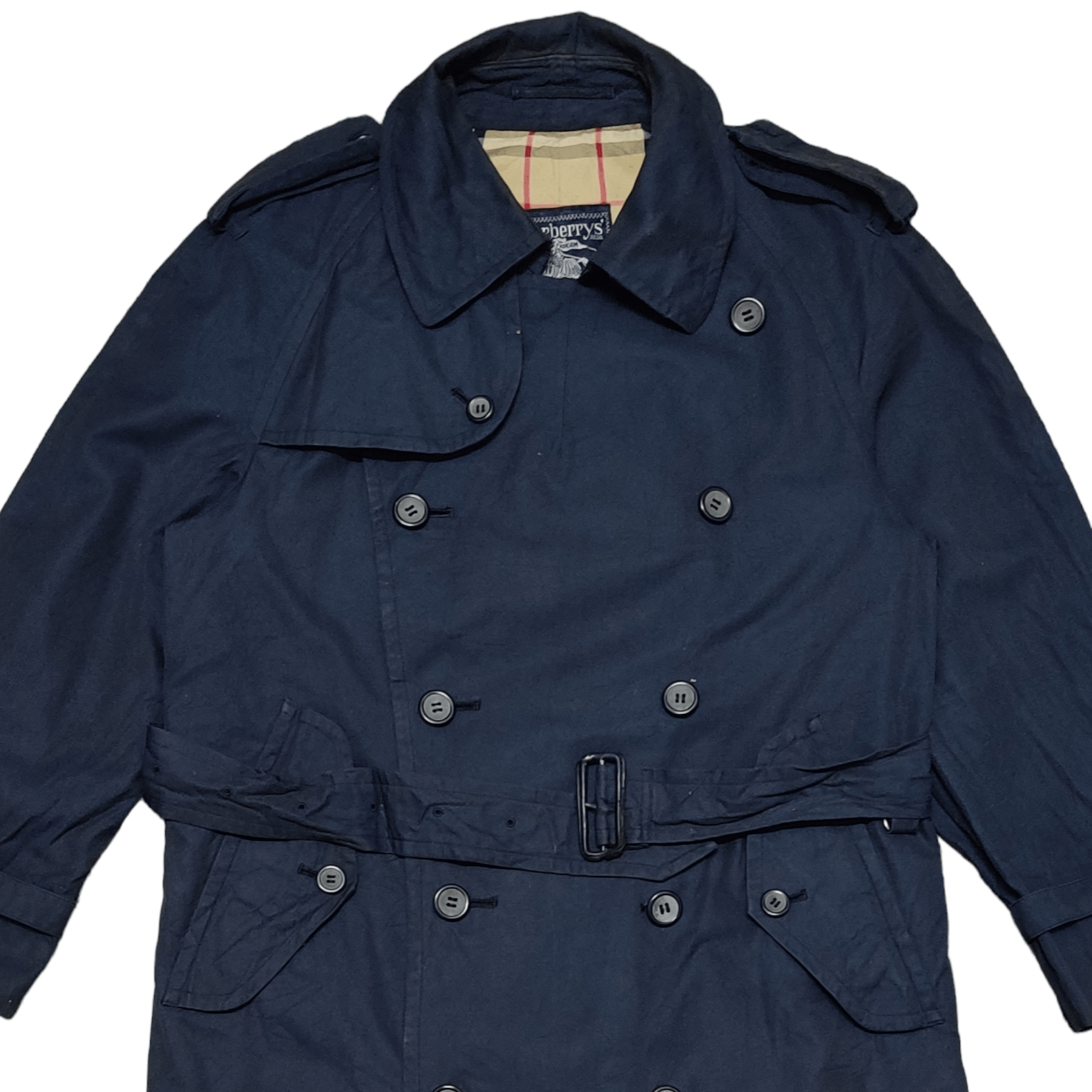 Burberry Vintage Burberry Double Breasted Trench Coat Nova Check Size US M / EU 48-50 / 2 - 3 Thumbnail