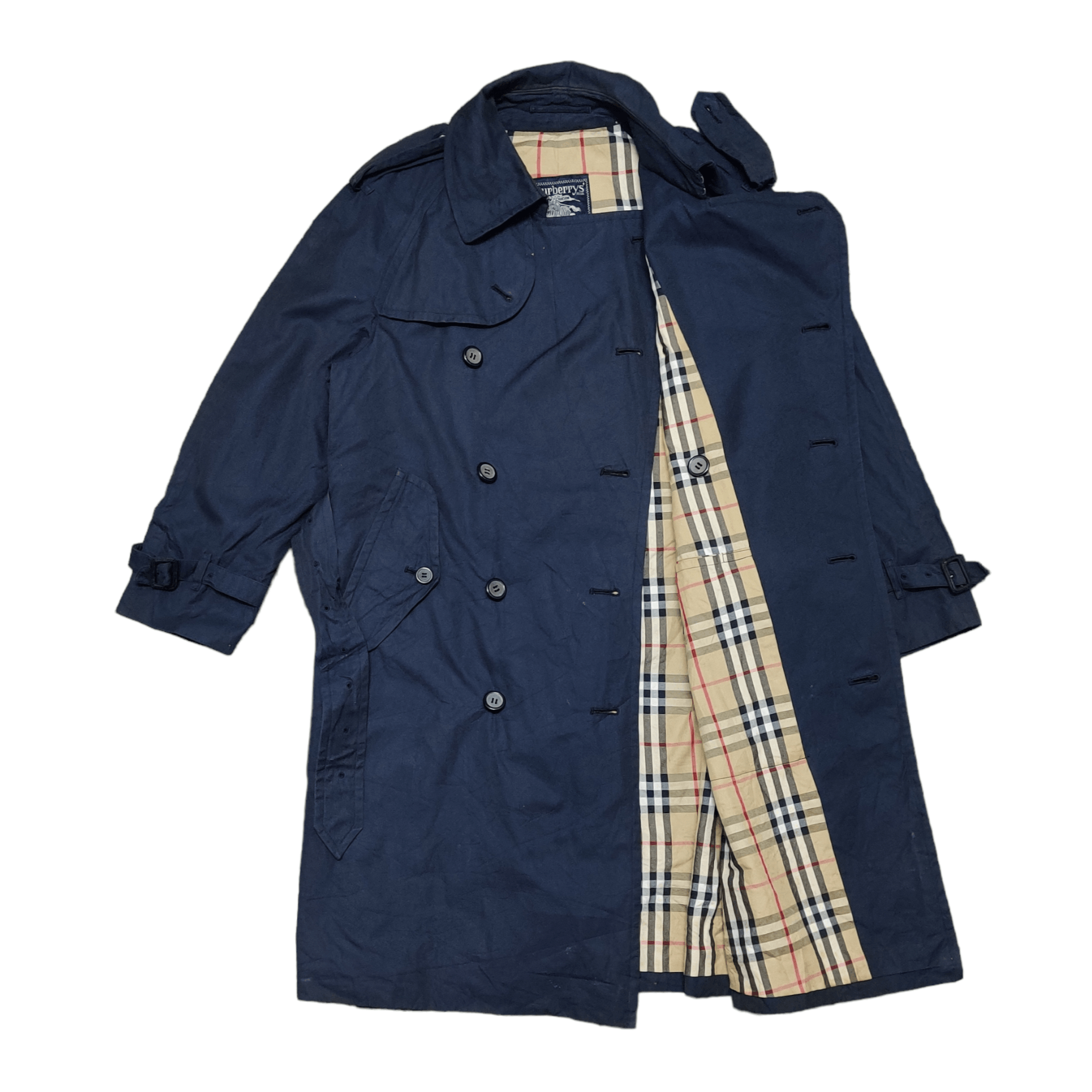 Burberry Vintage Burberry Double Breasted Trench Coat Nova Check Size US M / EU 48-50 / 2 - 8 Thumbnail