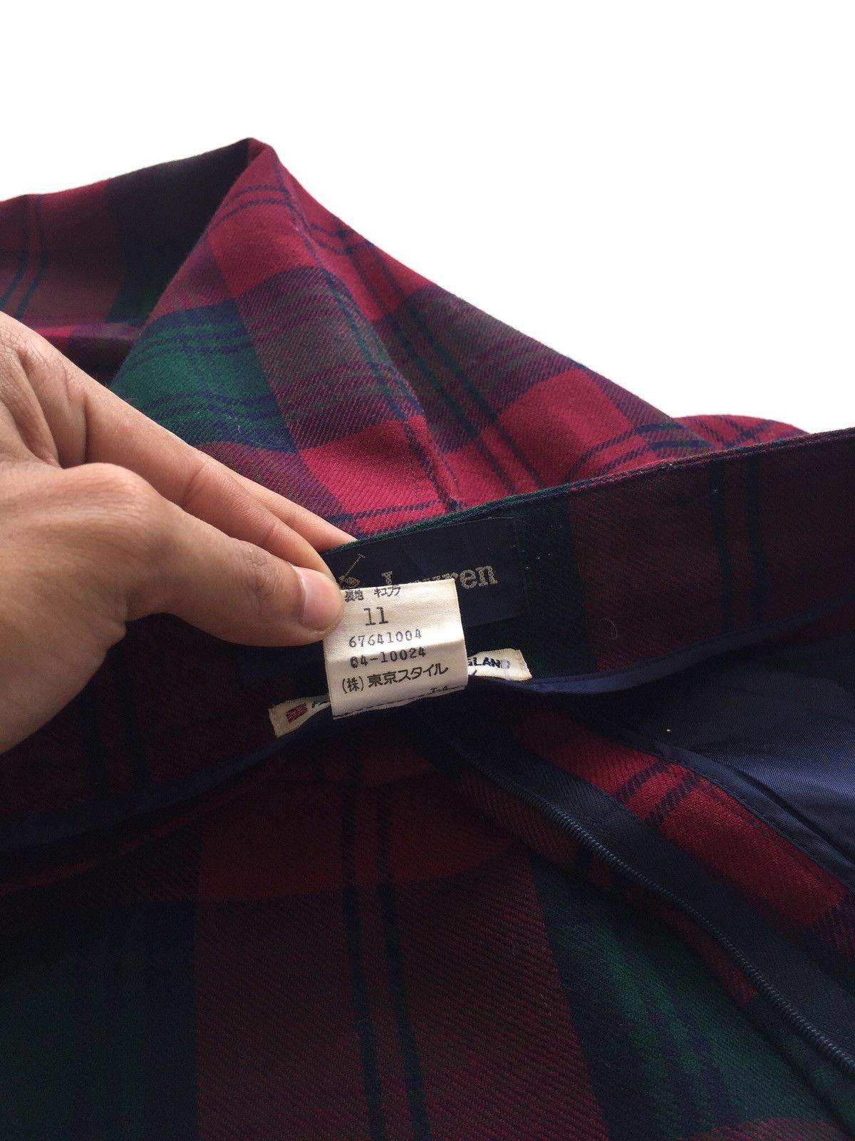 Polo Ralph Lauren Polo RL 🏴󠁧󠁢󠁥󠁮󠁧󠁿 Multicolor Check Plaid Wool Pants Size US 28 / EU 44 - 11 Thumbnail