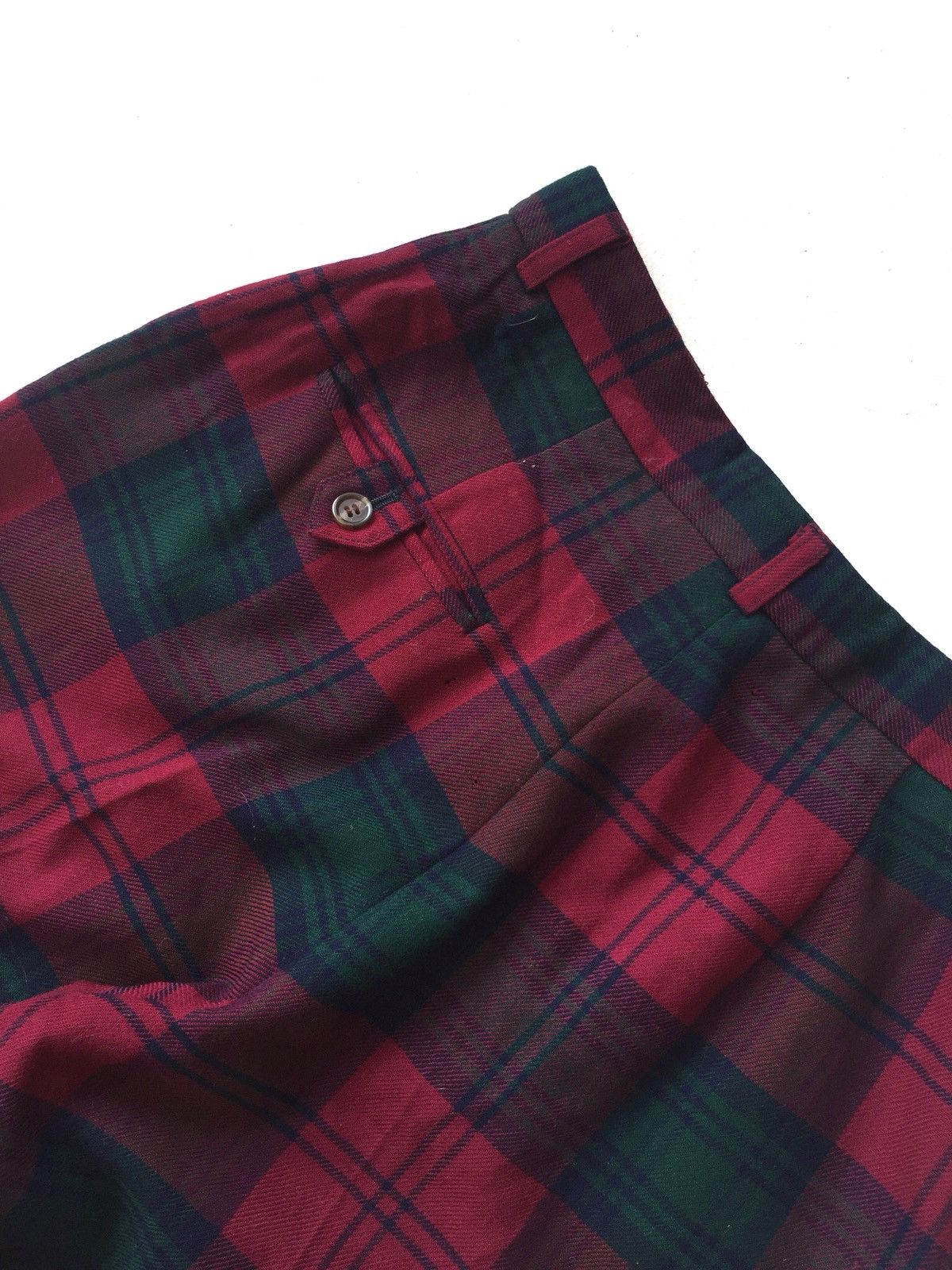 Polo Ralph Lauren Polo RL 🏴󠁧󠁢󠁥󠁮󠁧󠁿 Multicolor Check Plaid Wool Pants Size US 28 / EU 44 - 9 Thumbnail