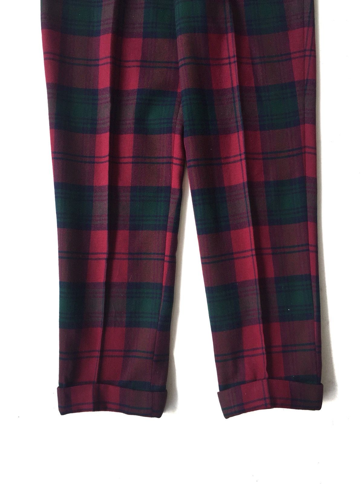 Polo Ralph Lauren Polo RL 🏴󠁧󠁢󠁥󠁮󠁧󠁿 Multicolor Check Plaid Wool Pants Size US 28 / EU 44 - 5 Thumbnail