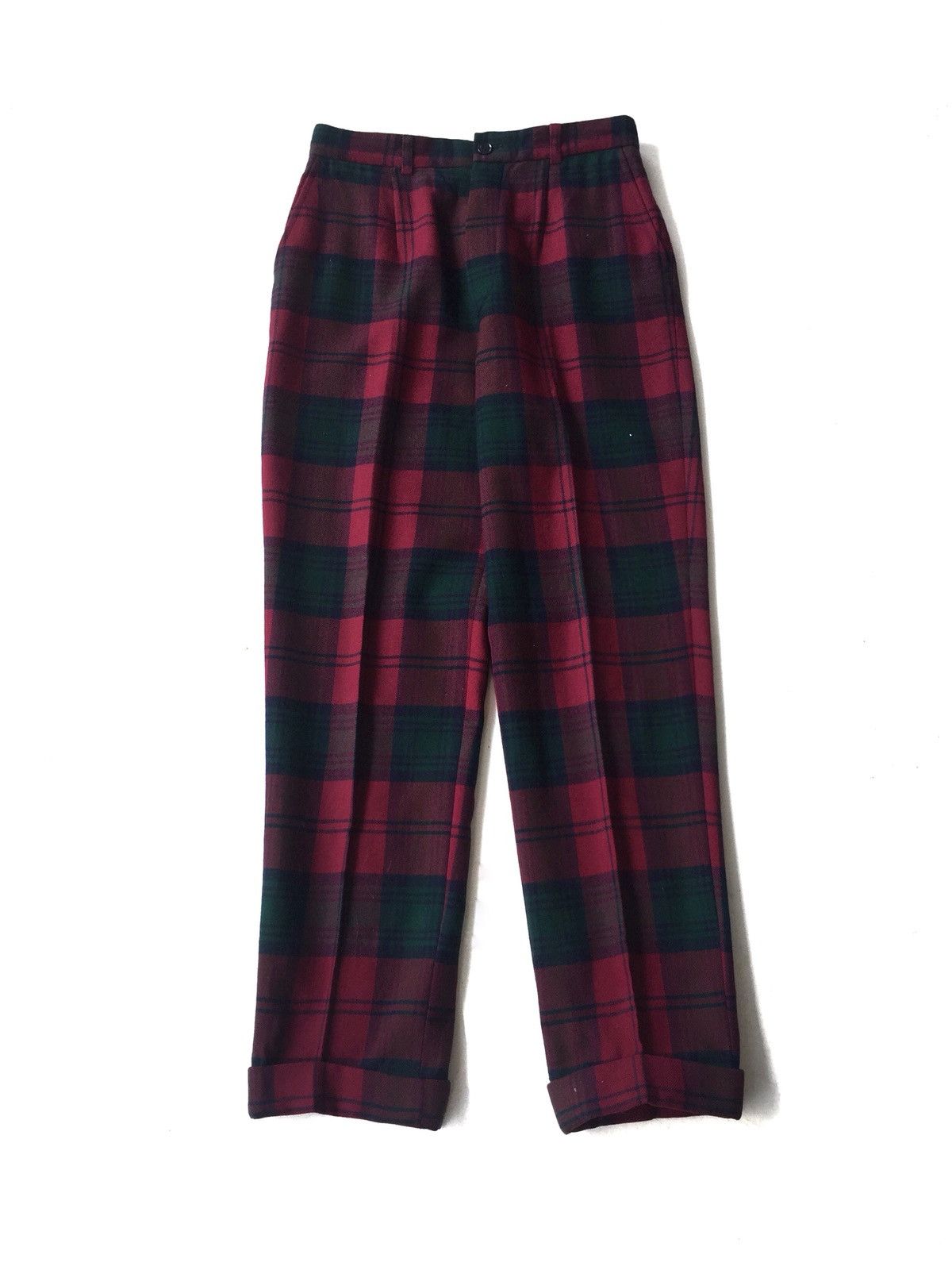 Polo Ralph Lauren Polo RL 🏴󠁧󠁢󠁥󠁮󠁧󠁿 Multicolor Check Plaid Wool Pants Size US 28 / EU 44 - 3 Thumbnail