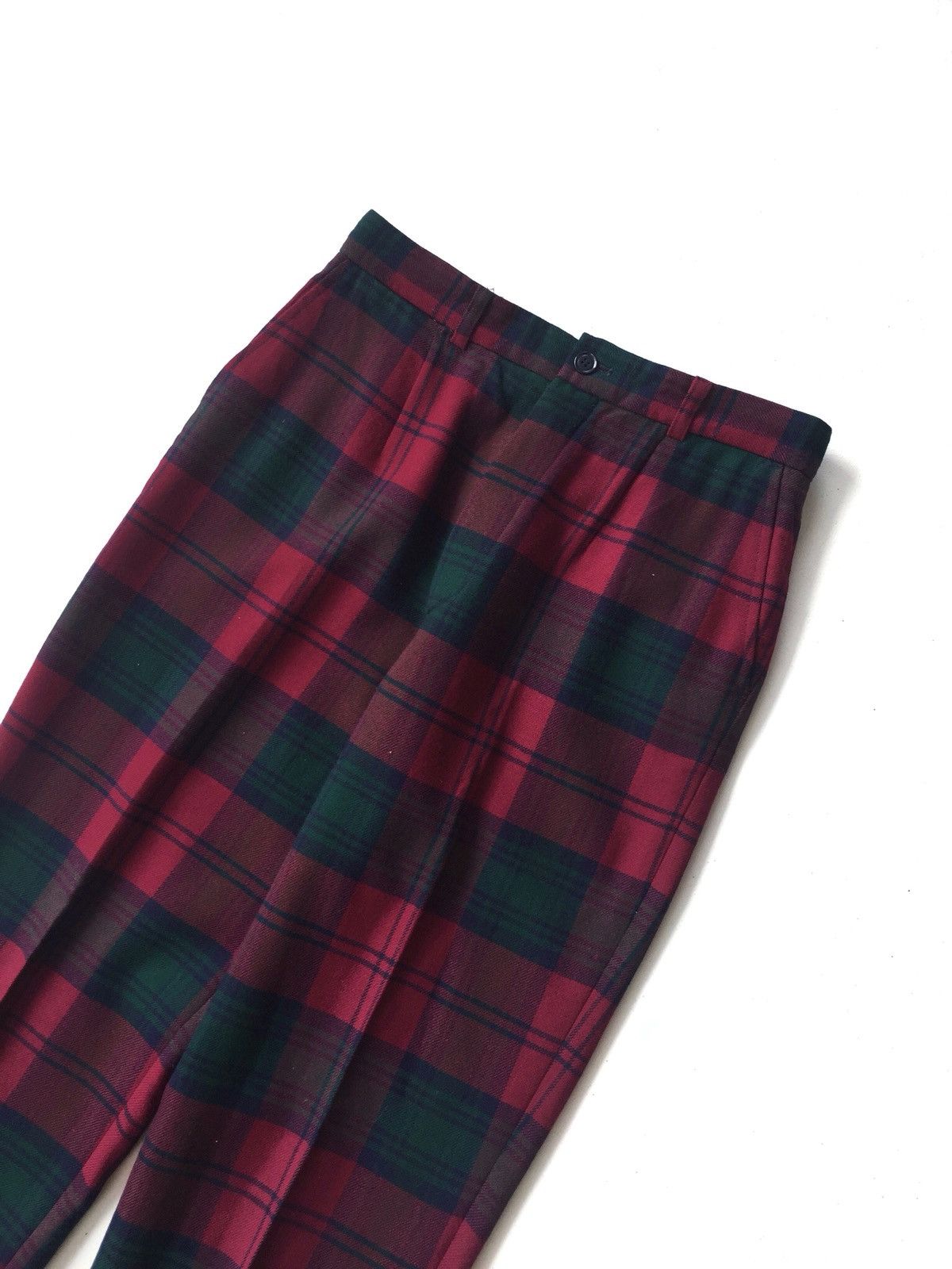Polo Ralph Lauren Polo RL 🏴󠁧󠁢󠁥󠁮󠁧󠁿 Multicolor Check Plaid Wool Pants Size US 28 / EU 44 - 1 Thumbnail