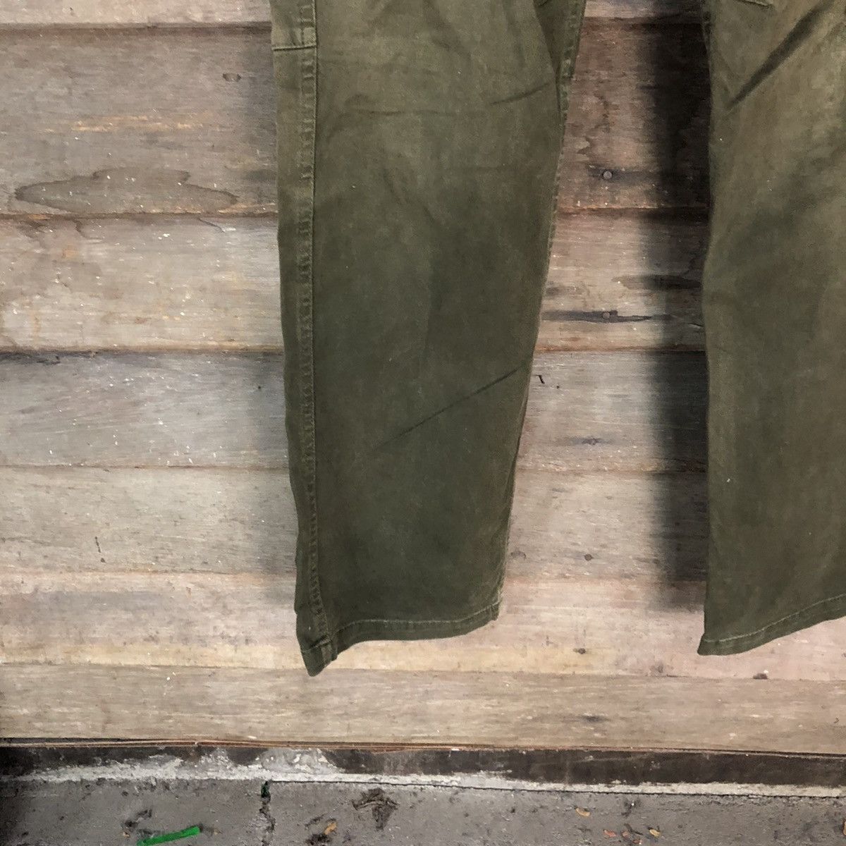 Japanese Brand DL Japan thrashed dirty faded utility Cargo Pants #2654 Size US 30 / EU 46 - 8 Thumbnail