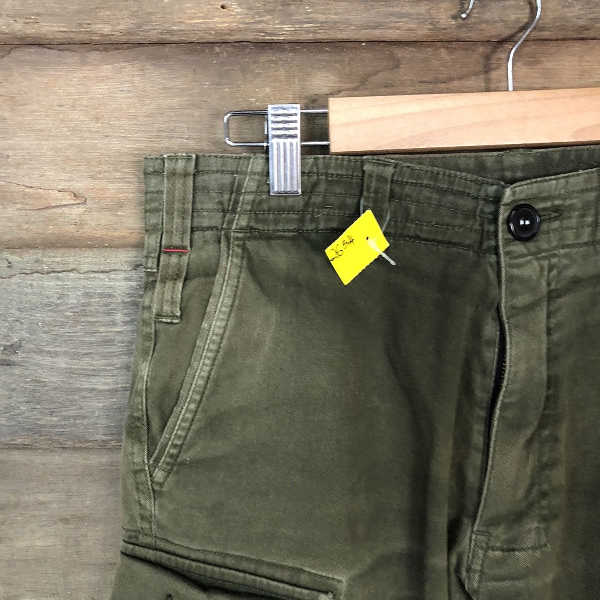 Japanese Brand DL Japan thrashed dirty faded utility Cargo Pants #2654 Size US 30 / EU 46 - 4 Thumbnail