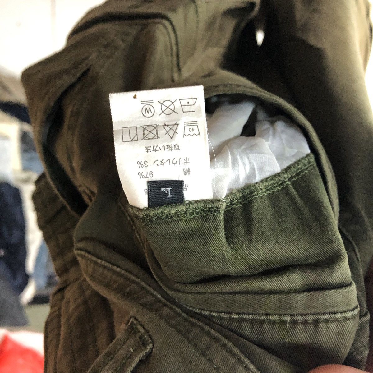 Japanese Brand DL Japan thrashed dirty faded utility Cargo Pants #2654 Size US 30 / EU 46 - 16 Thumbnail
