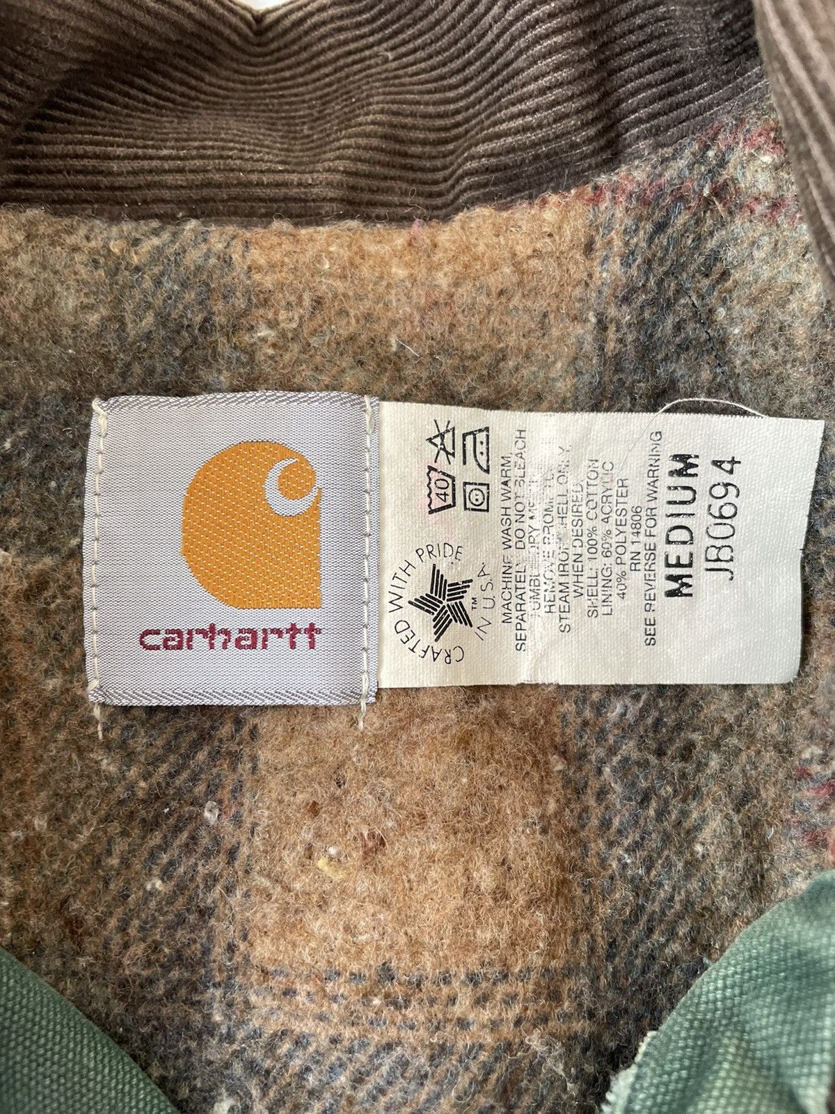 Carhartt carharrt carpet lined jacket Size US M / EU 48-50 / 2 - 2 Thumbnail
