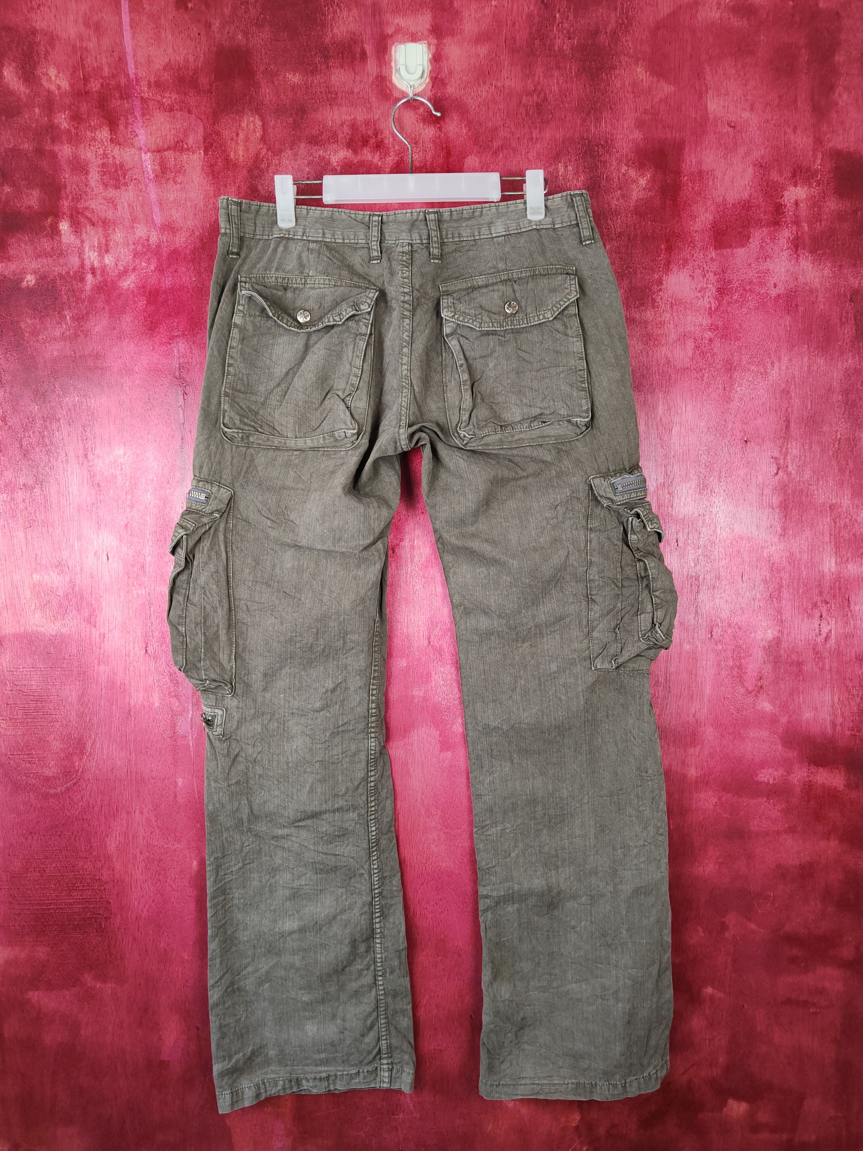 Japanese Brand DL Surplus Gray Multi Pocket Tactical Cargo Pant #S380 Size US 34 / EU 50 - 7 Thumbnail