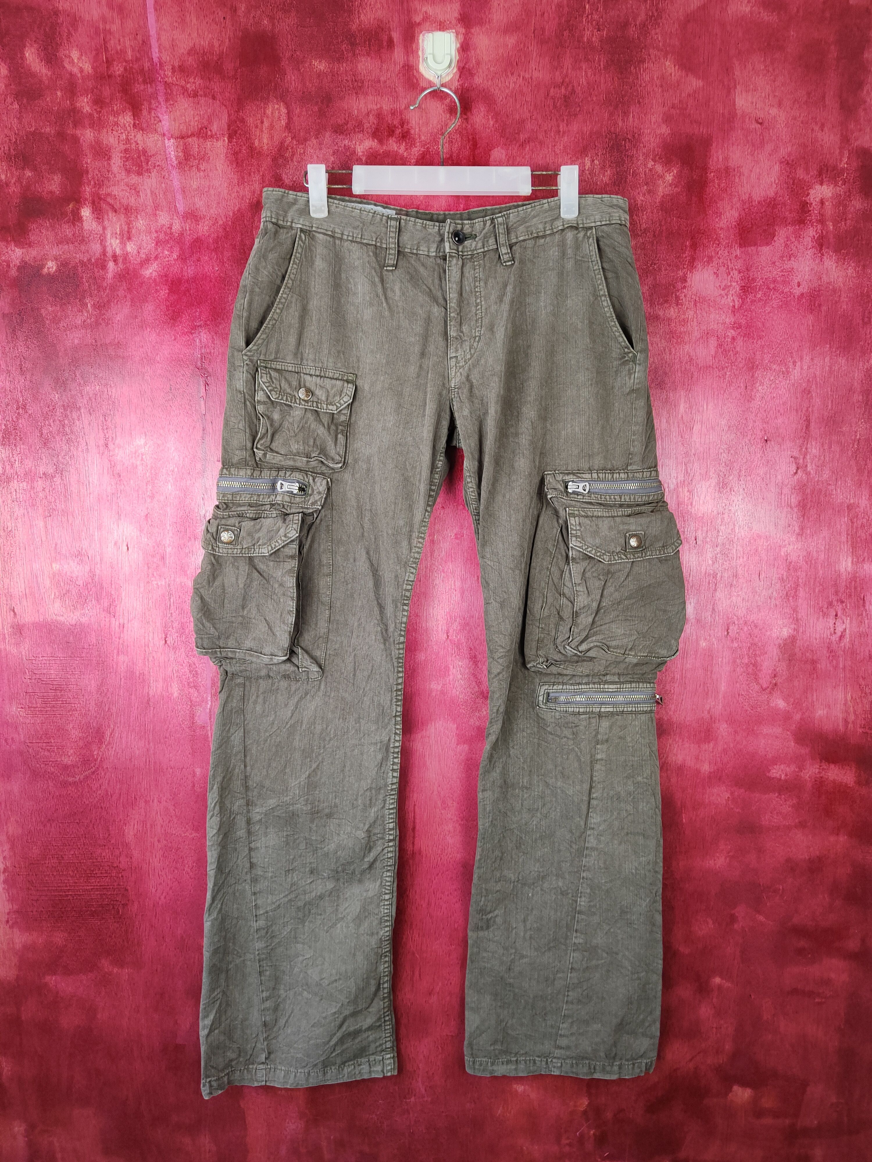 Japanese Brand DL Surplus Gray Multi Pocket Tactical Cargo Pant #S380 Size US 34 / EU 50 - 1 Thumbnail