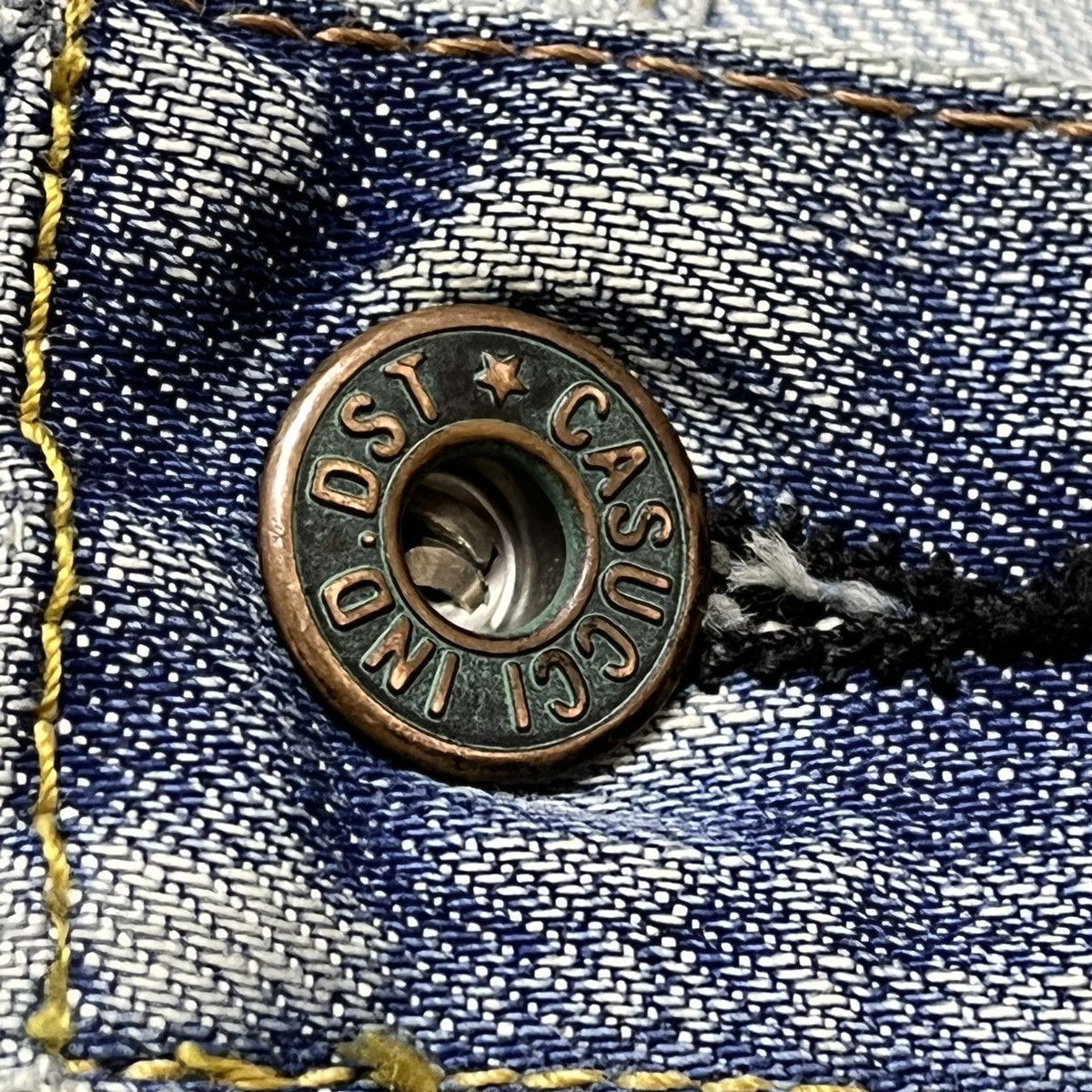 Designer × Vintage Steals Made In Italy Bleach Denim Casucci Size US 34 / EU 50 - 8 Thumbnail