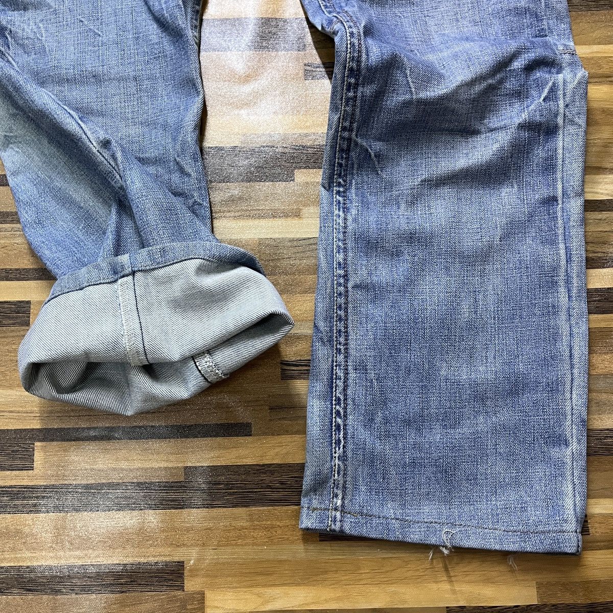 Designer × Vintage Steals Made In Italy Bleach Denim Casucci Size US 34 / EU 50 - 14 Thumbnail