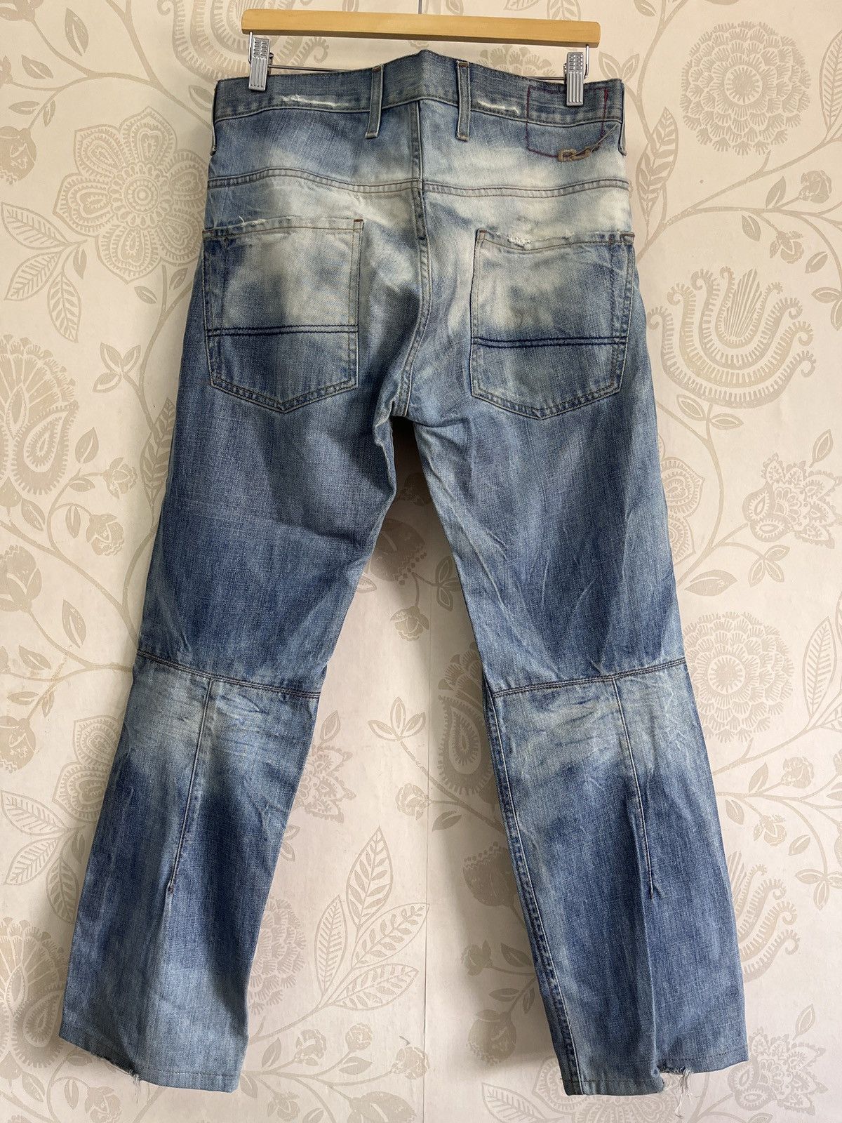 Designer × Vintage Steals Made In Italy Bleach Denim Casucci Size US 34 / EU 50 - 22 Thumbnail
