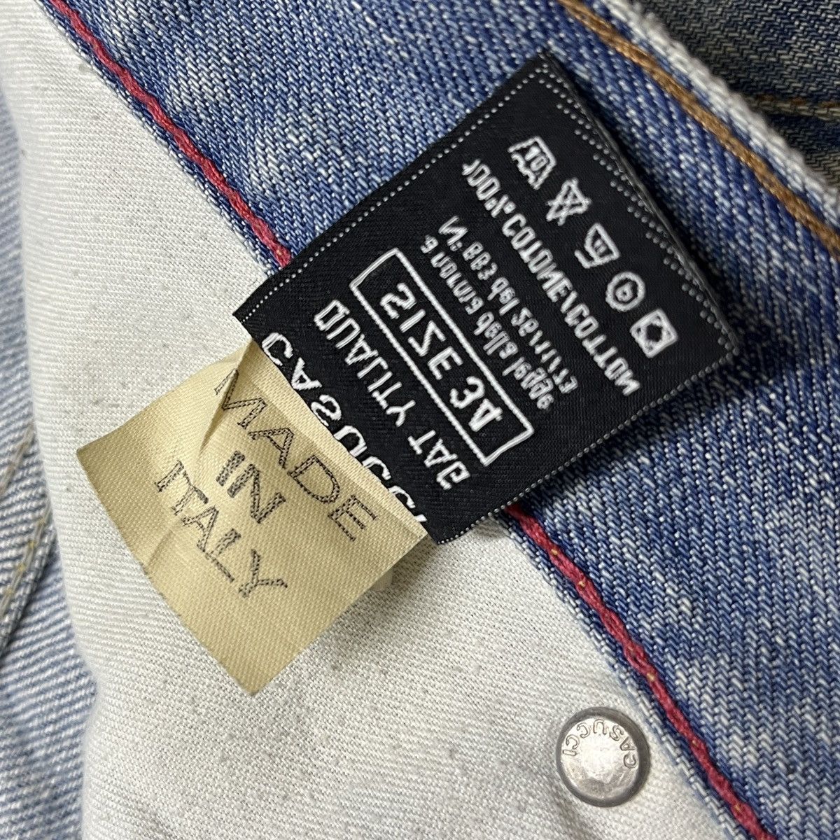 Designer × Vintage Steals Made In Italy Bleach Denim Casucci Size US 34 / EU 50 - 10 Thumbnail